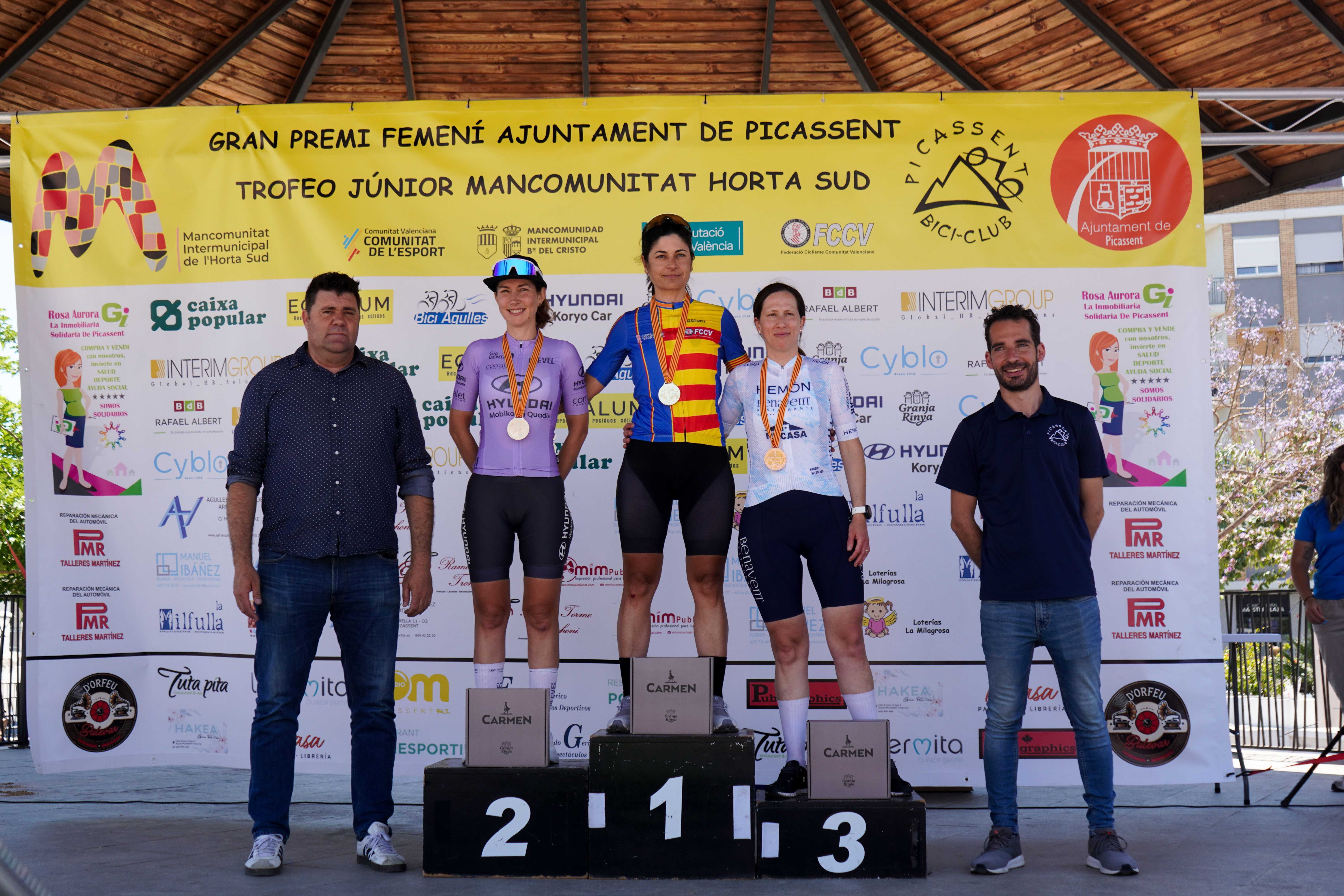 Éxito rotundo en el VII Gran Premi Femení Ajuntament de Picassent, sede del Campeonato Autonómico de Ruta Féminas