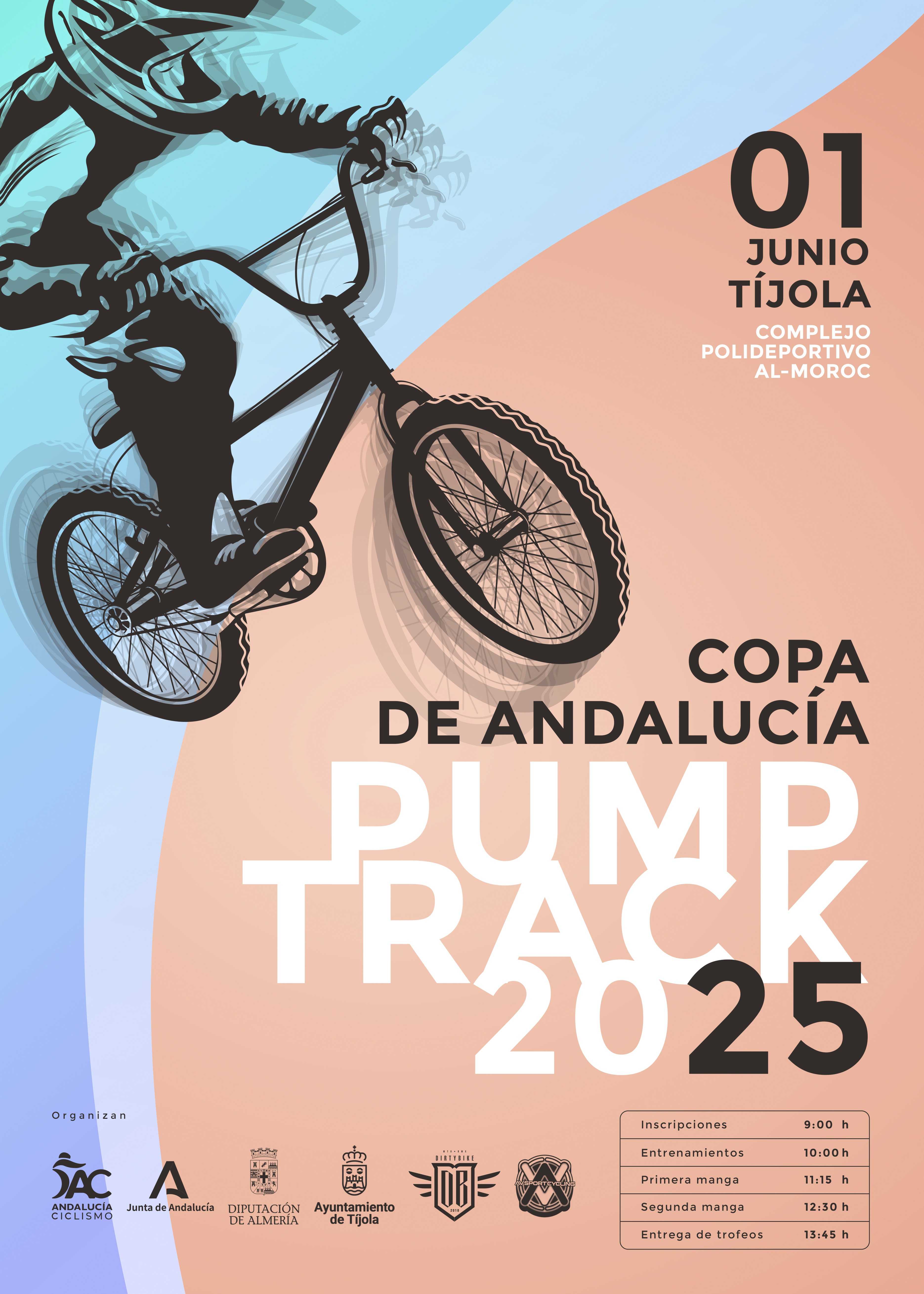 La provincia de Almería espera a la Copa Andalucía Pump Track con su prueba en Tíjola