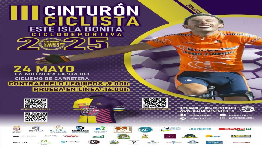 La-Ciclodeportiva-Cinturon-Ciclista-Este-Isla-Bonita--el-proximo-24-de-mayo-de-2025
