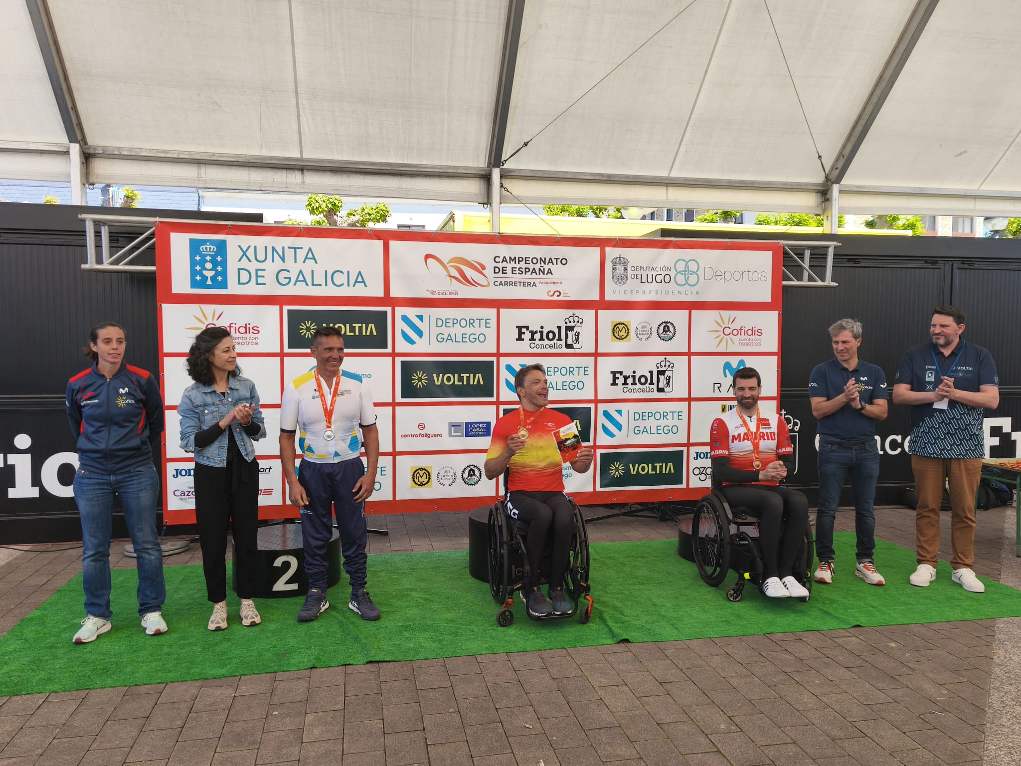 Excelentes Resultados de nuestros representantes  Canarios en los Nacionales de Paraciclismo