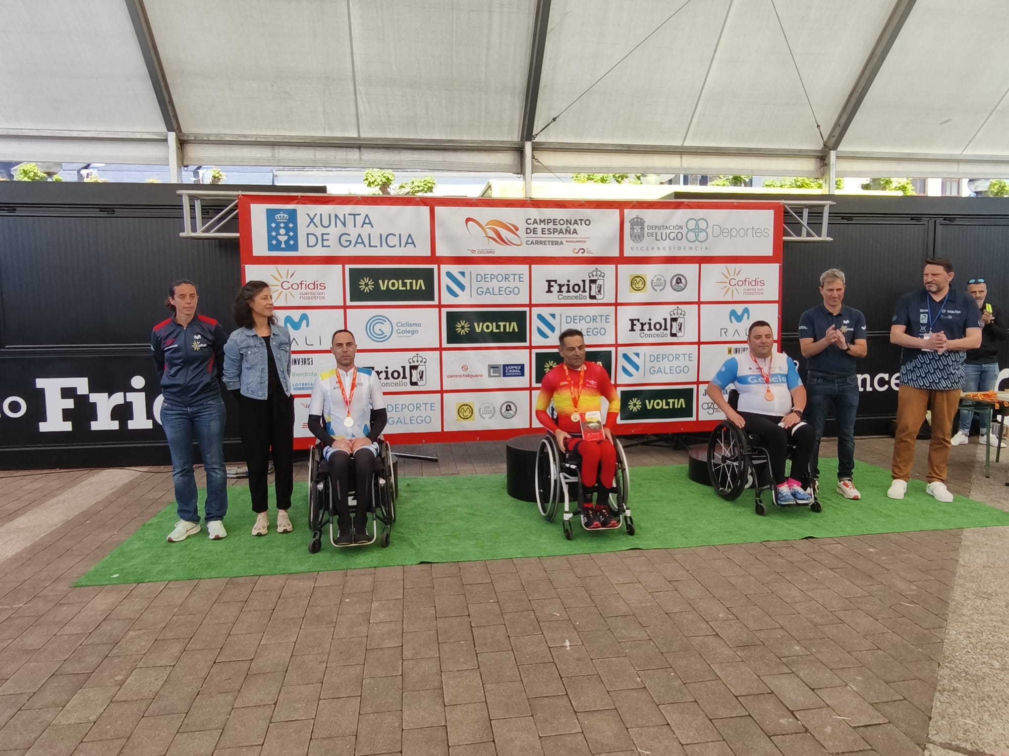 Excelentes Resultados de nuestros representantes  Canarios en los Nacionales de Paraciclismo