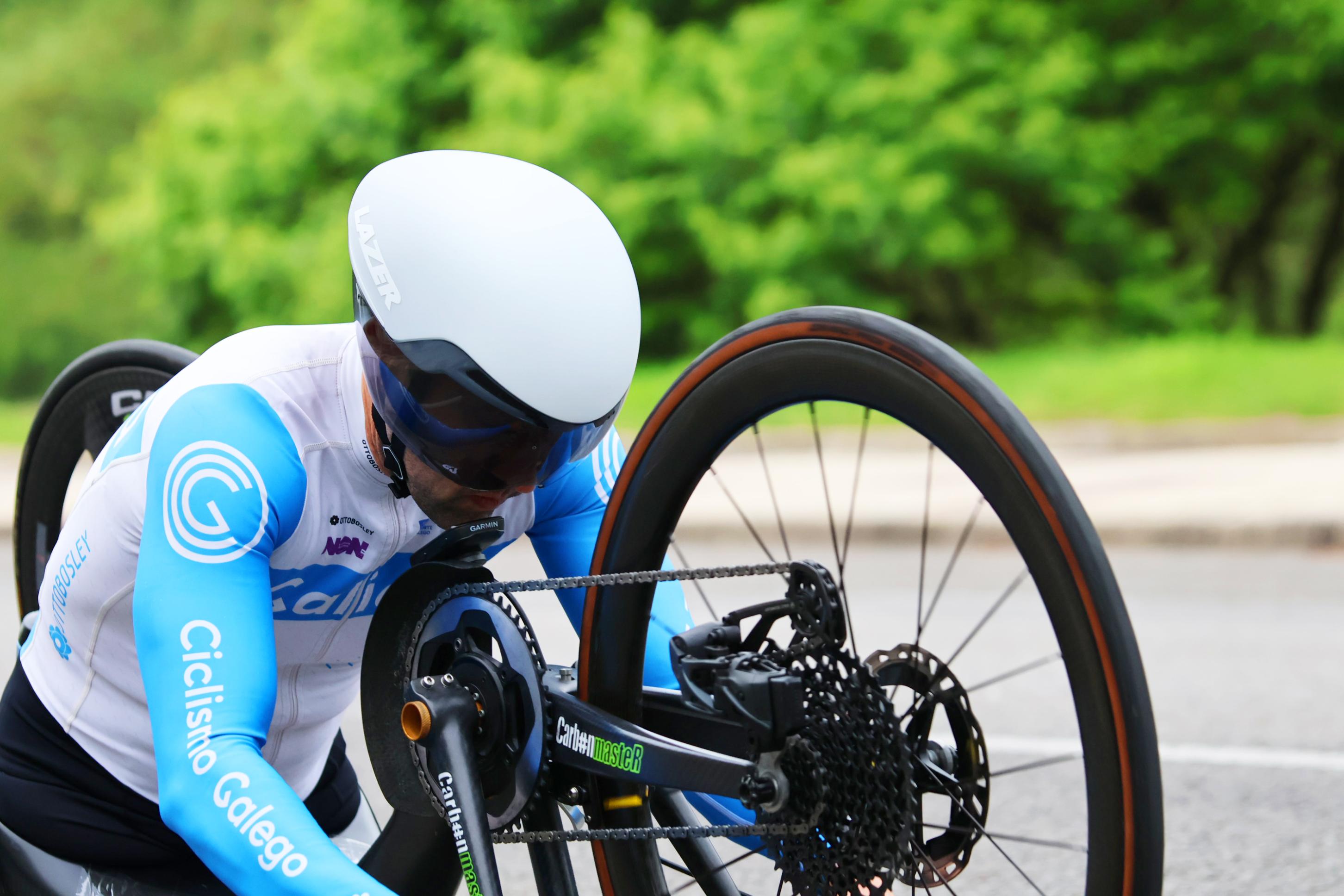 O ciclismo paralímpico galego cólgase once medallas no Campionato de España de Friol