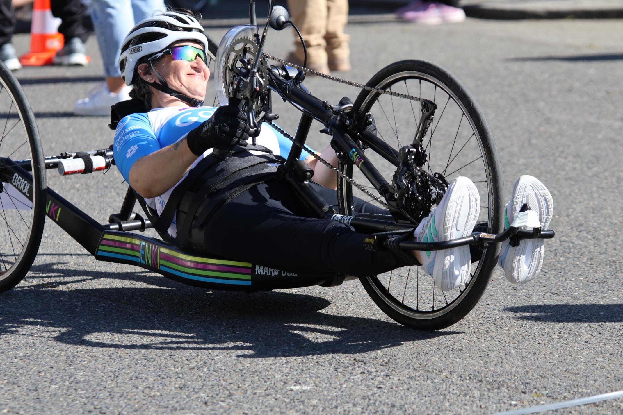 O ciclismo paralímpico galego cólgase once medallas no Campionato de España de Friol