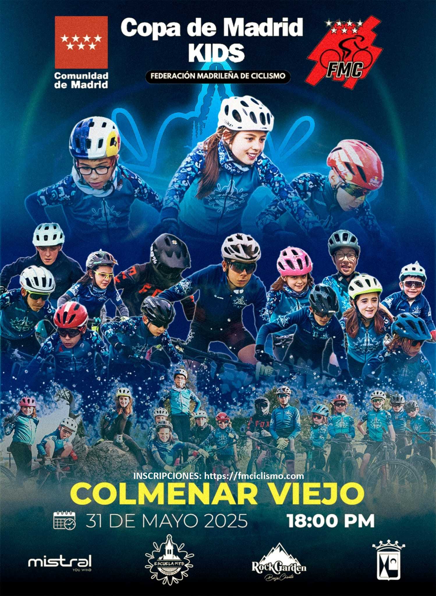 EL 31 DE MAYO DE 2025, MTB KIDS LLEGA A COLMENAR VIEJO