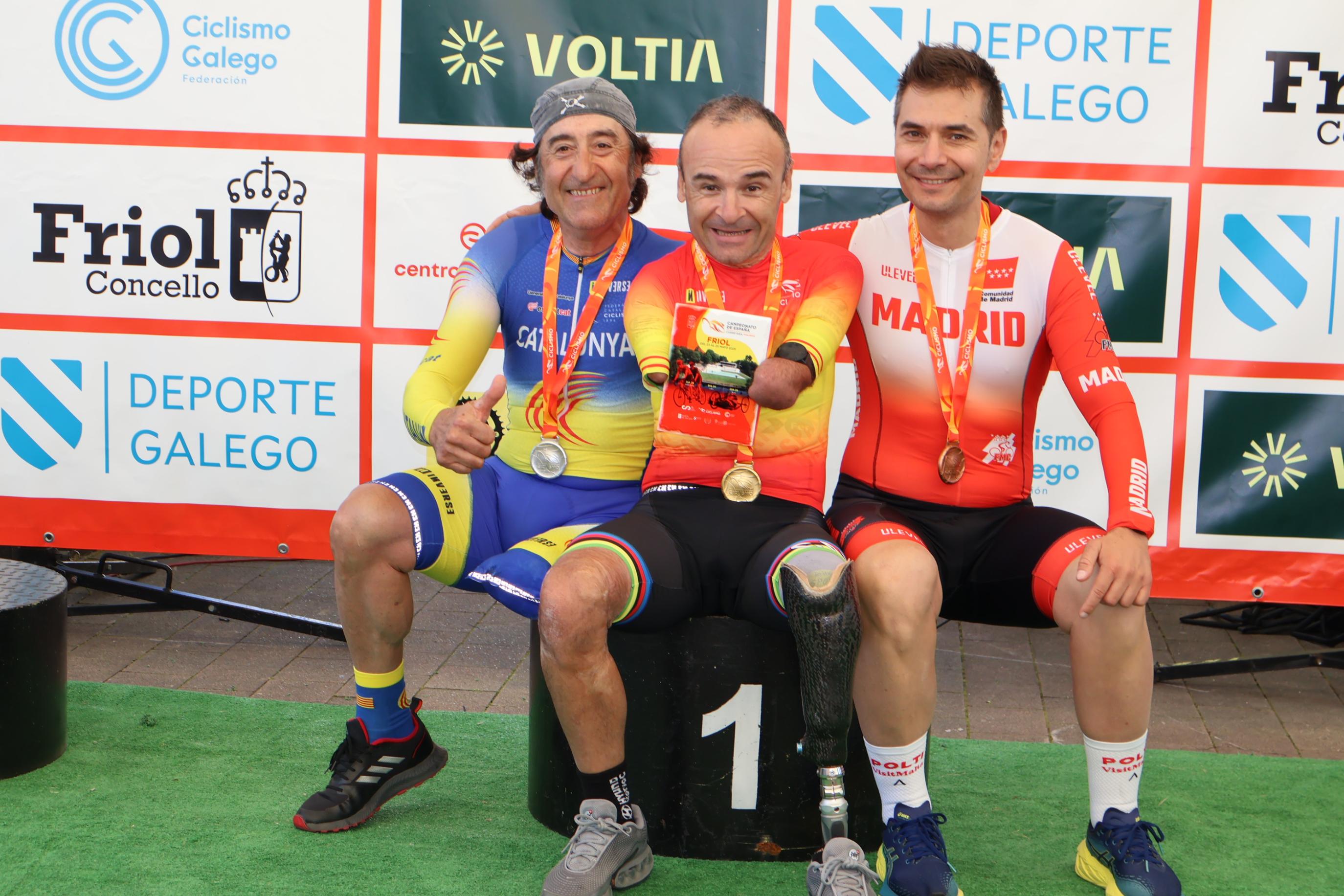 La selección de la Comunitat Valenciana arrasa en el Campeonato de España de Paraciclismo con 11 medallas