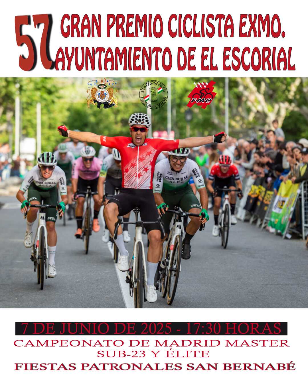EL ESCORIAL ACOGE EL 57º GRAN PREMIO CICLISTA Y EL CAMPEONATO DE MADRID