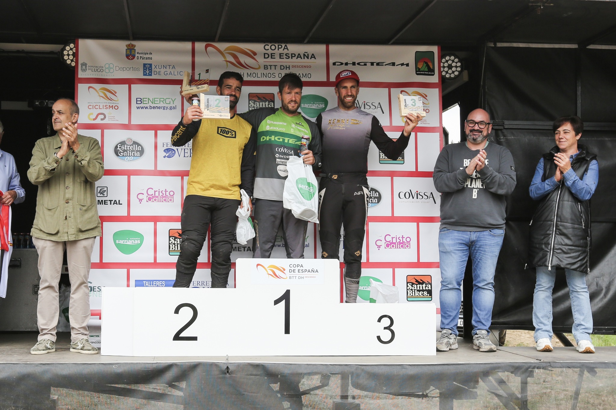 Marco Veiga e Arantxa Gómez rubrican terceiros postos scratch no DH Molinos O Páramo