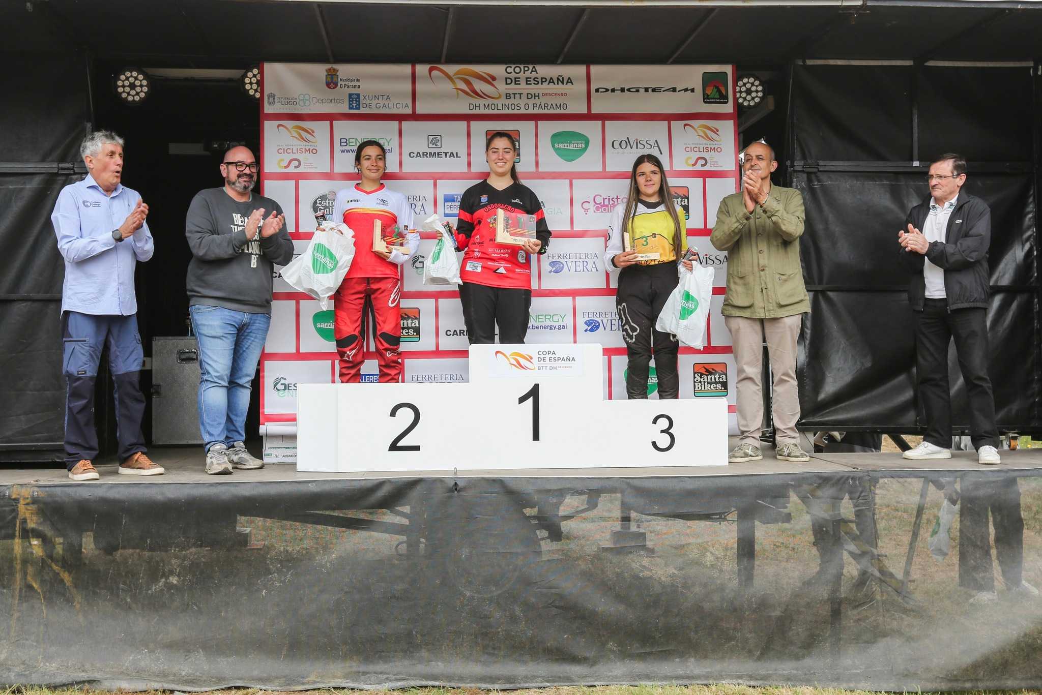 Marco Veiga e Arantxa Gómez rubrican terceiros postos scratch no DH Molinos O Páramo