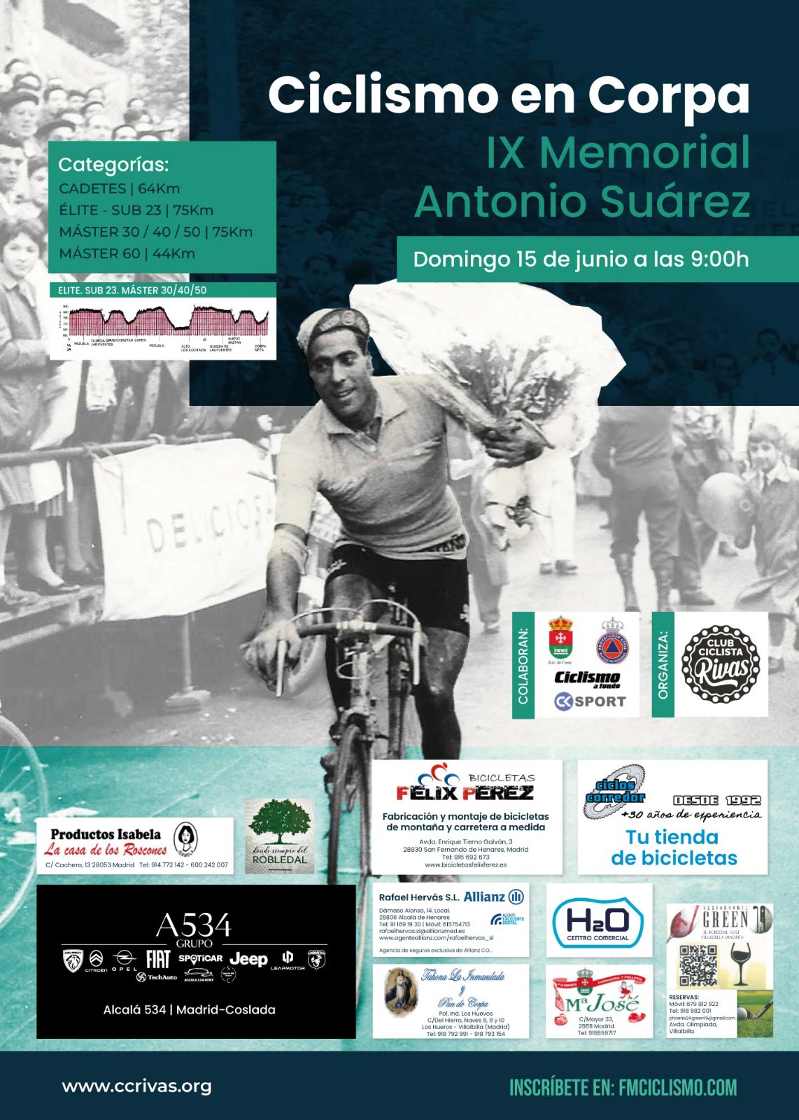 CORPA CELEBRA UN AÑO MÁS EL MEMORIAL ANTONIO SUÁREZ
