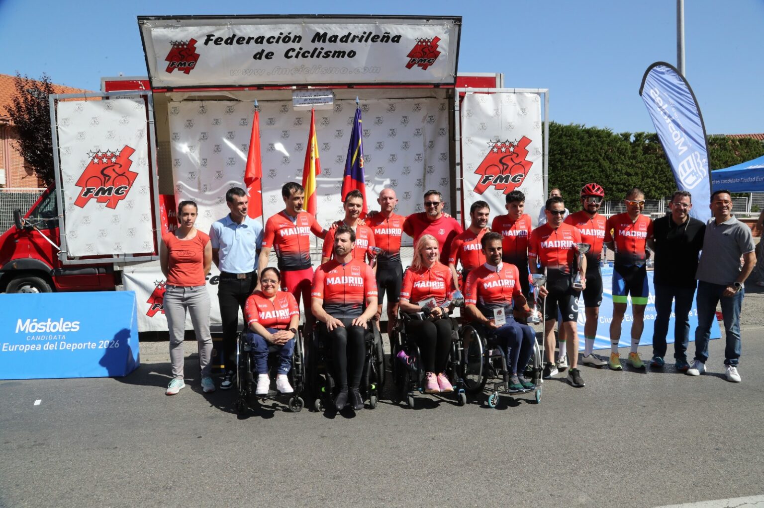 ÉXITO DE PARTICIPACIÓN Y ASISTENCIA EN EL I GP CICLISTA CIUDAD DE MÓSTOLES
