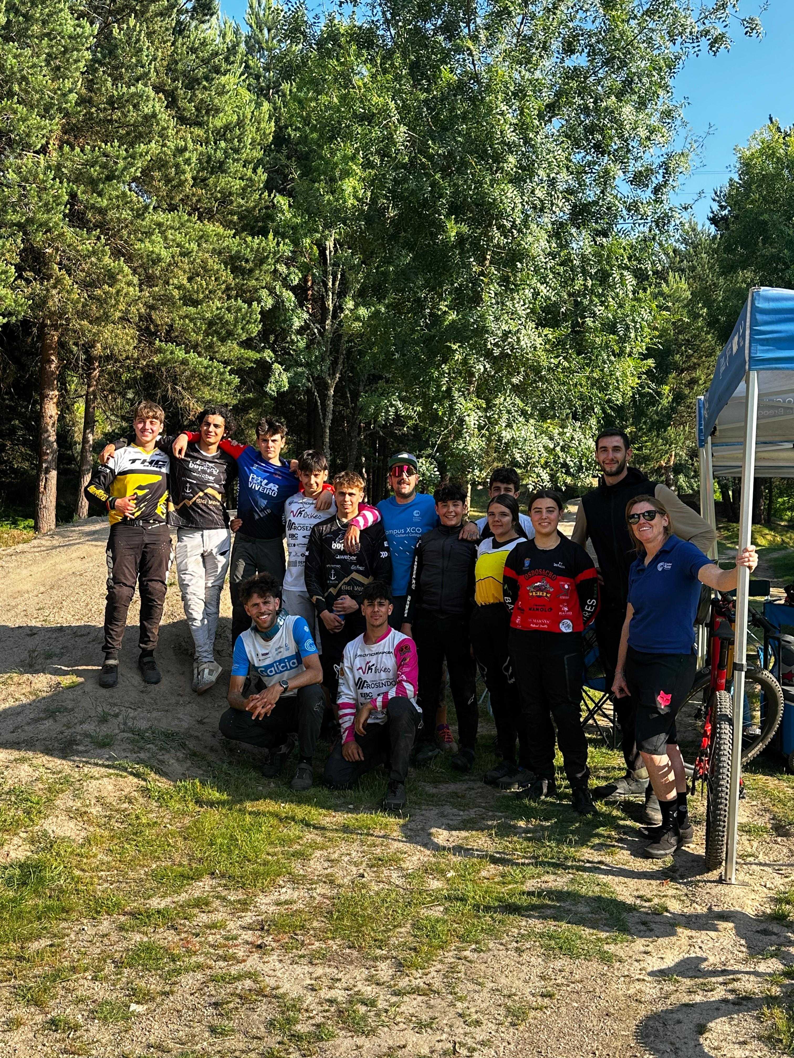 A Tecnificación FCG de Descenso preparou o Campionato de España no circuíto Pozo do Demo