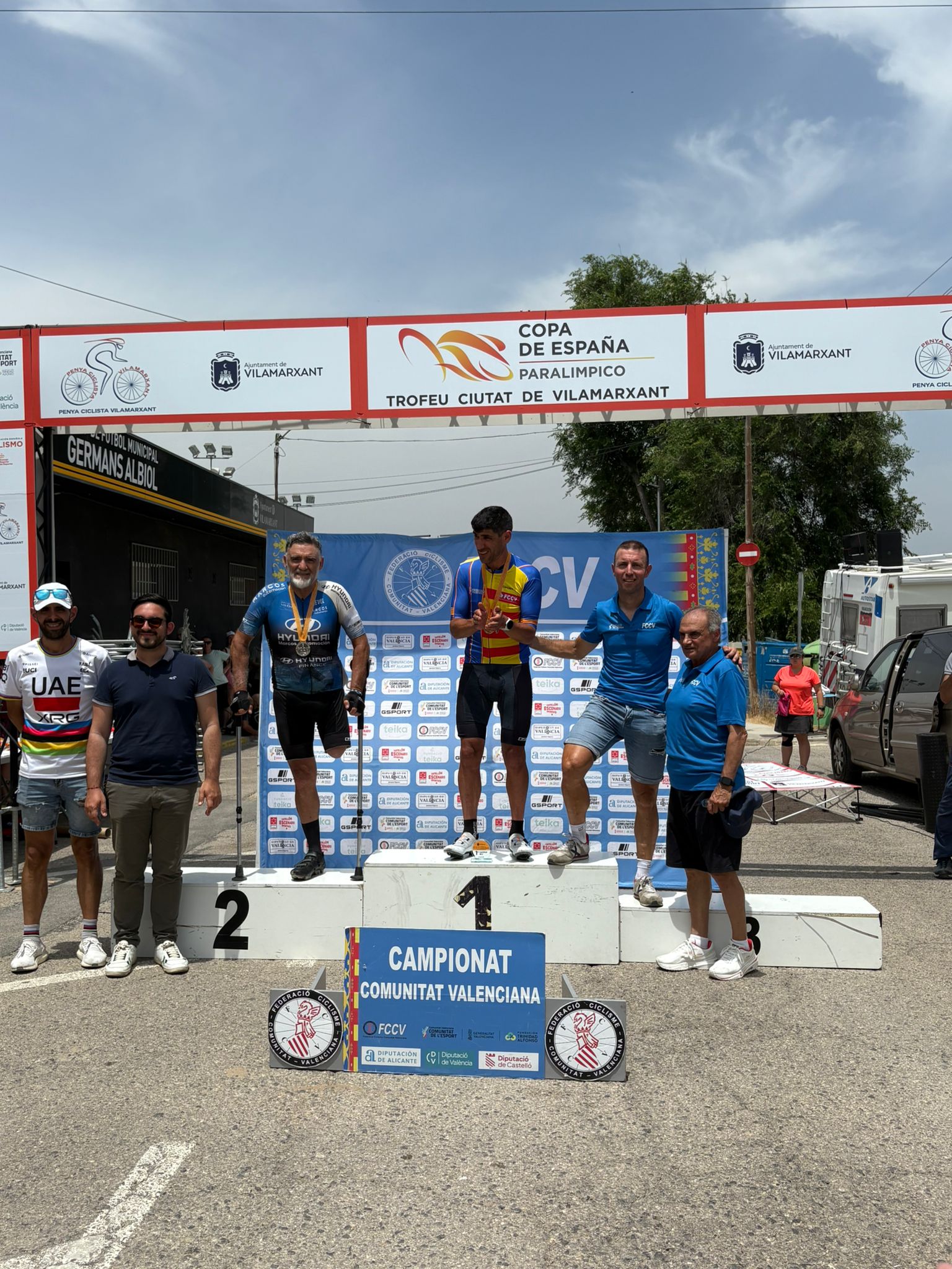 Vilamarxant corona a los nuevos campeones autonómicos y pone fin a la Copa de España de Paraciclismo en Carretera