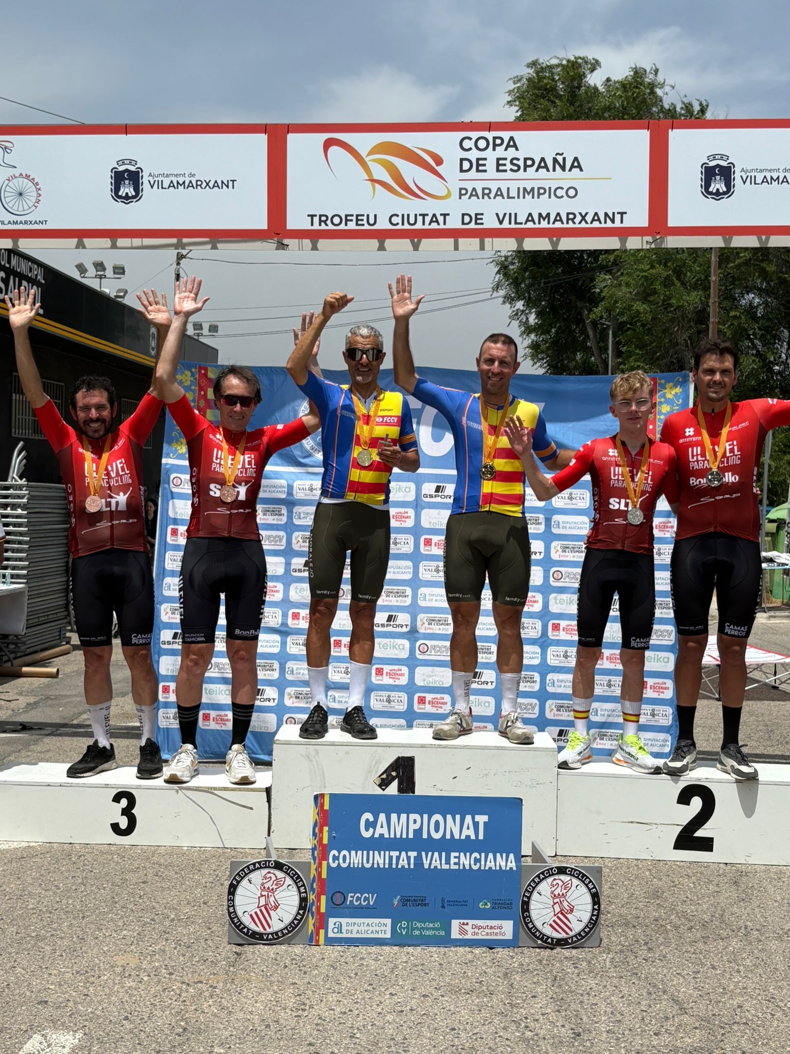 Vilamarxant corona a los nuevos campeones autonómicos y pone fin a la Copa de España de Paraciclismo en Carretera