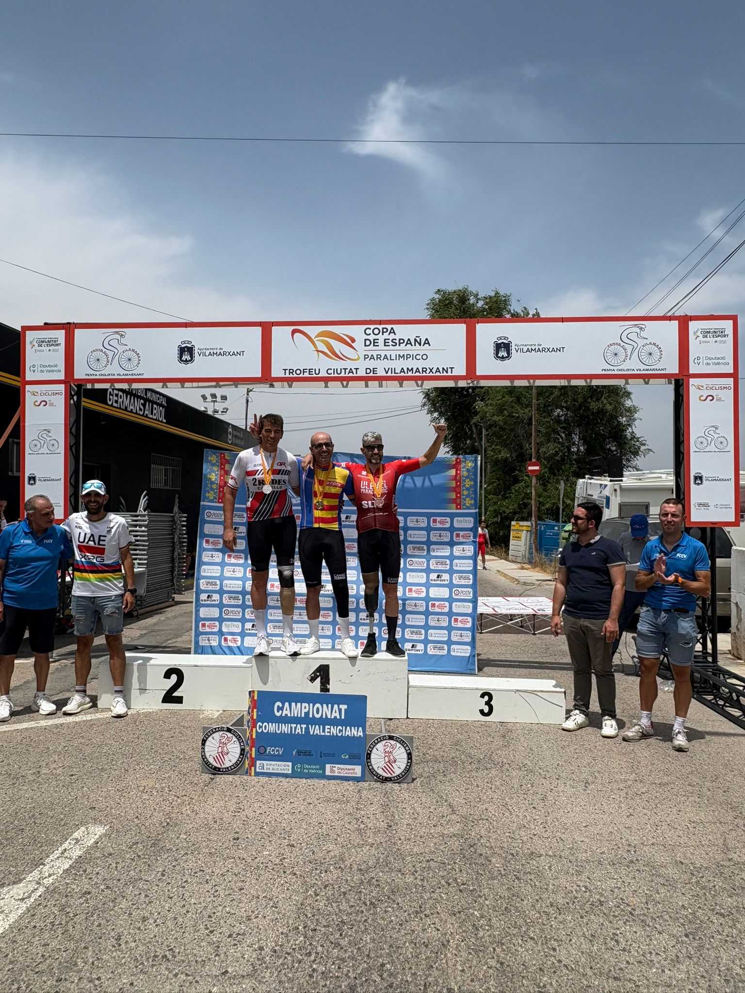Vilamarxant corona a los nuevos campeones autonómicos y pone fin a la Copa de España de Paraciclismo en Carretera