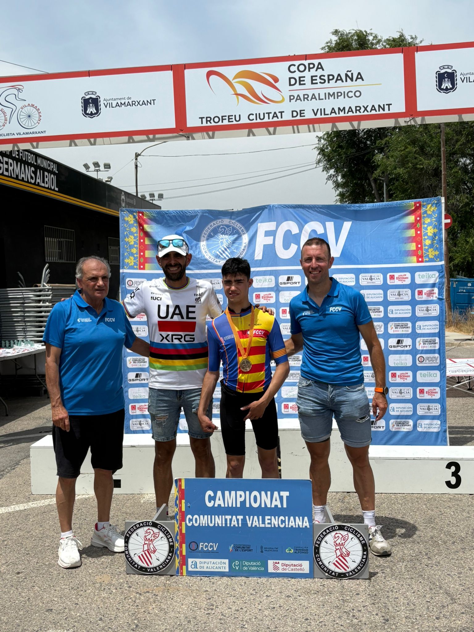 Vilamarxant corona a los nuevos campeones autonómicos y pone fin a la Copa de España de Paraciclismo en Carretera