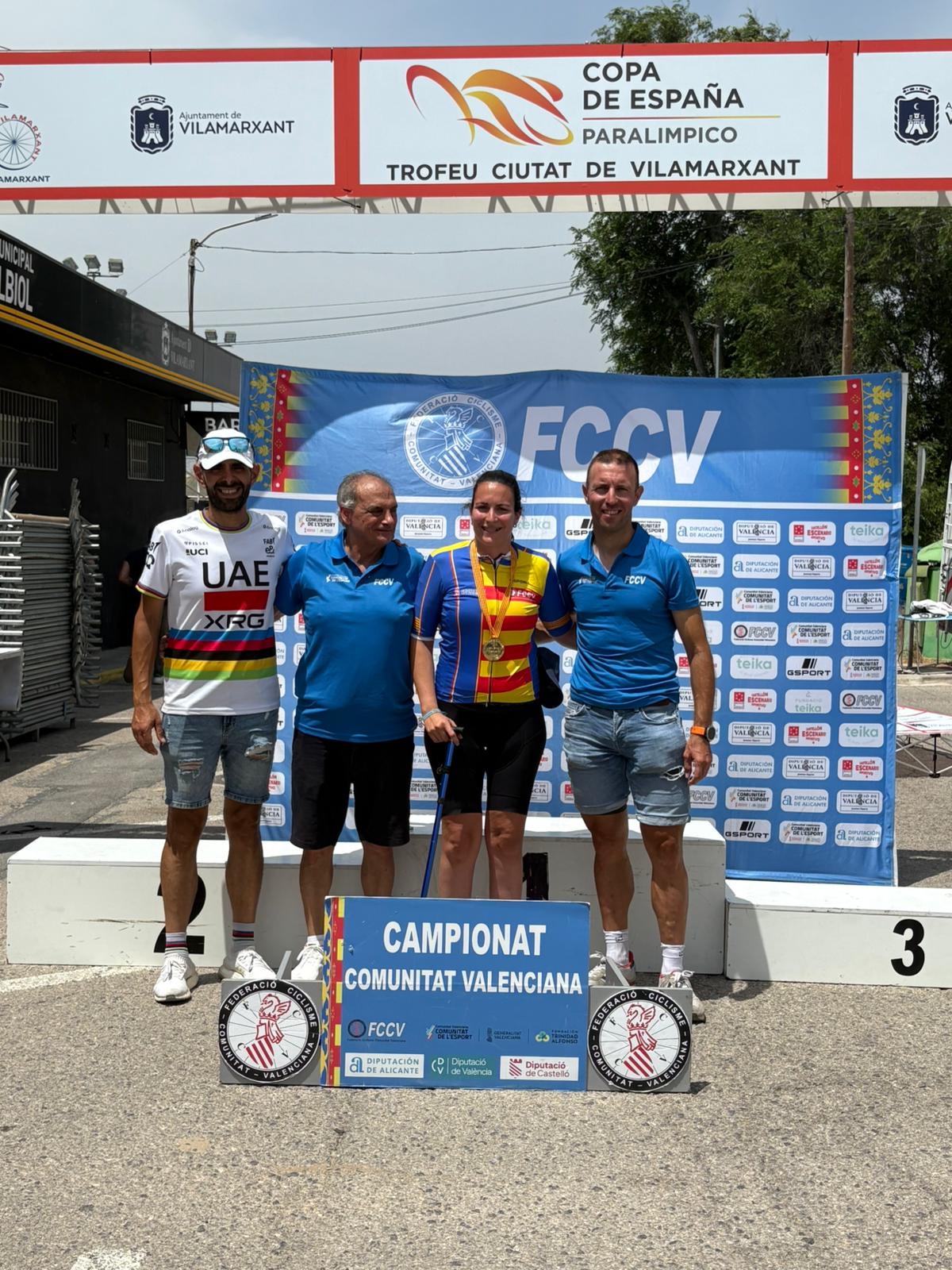 Vilamarxant corona a los nuevos campeones autonómicos y pone fin a la Copa de España de Paraciclismo en Carretera