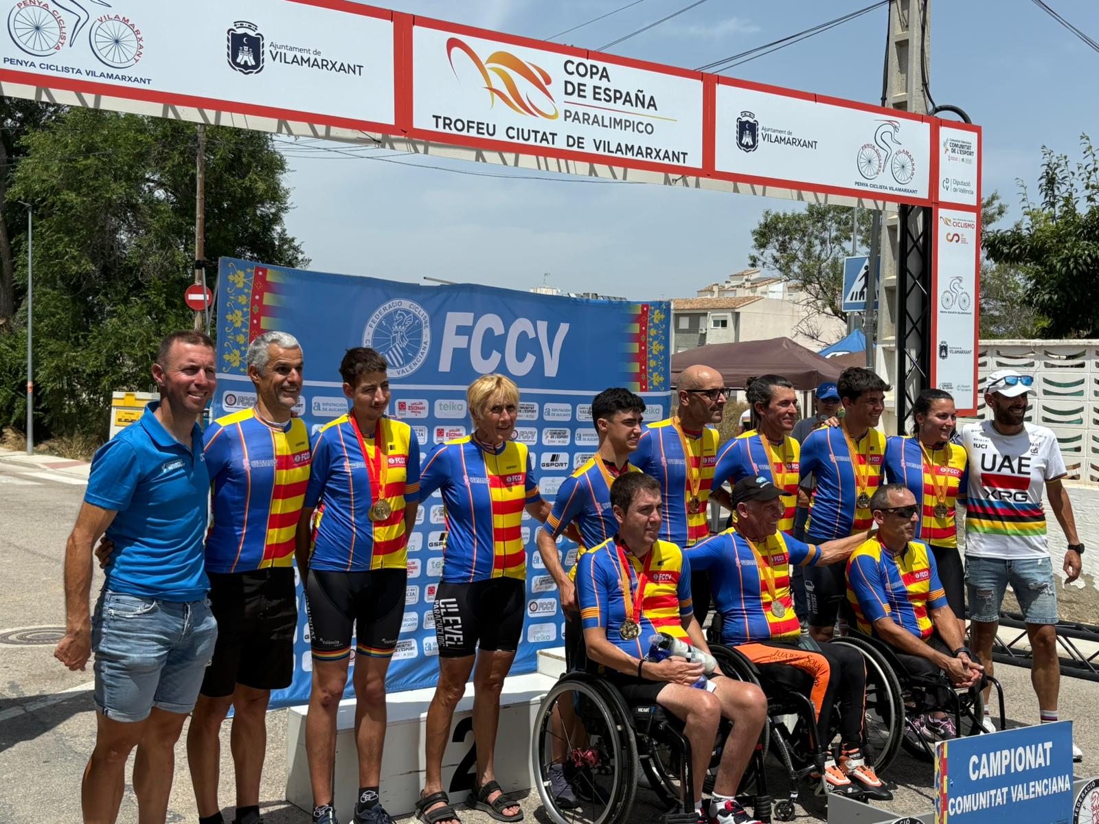 Vilamarxant corona a los nuevos campeones autonómicos y pone fin a la Copa de España de Paraciclismo en Carretera