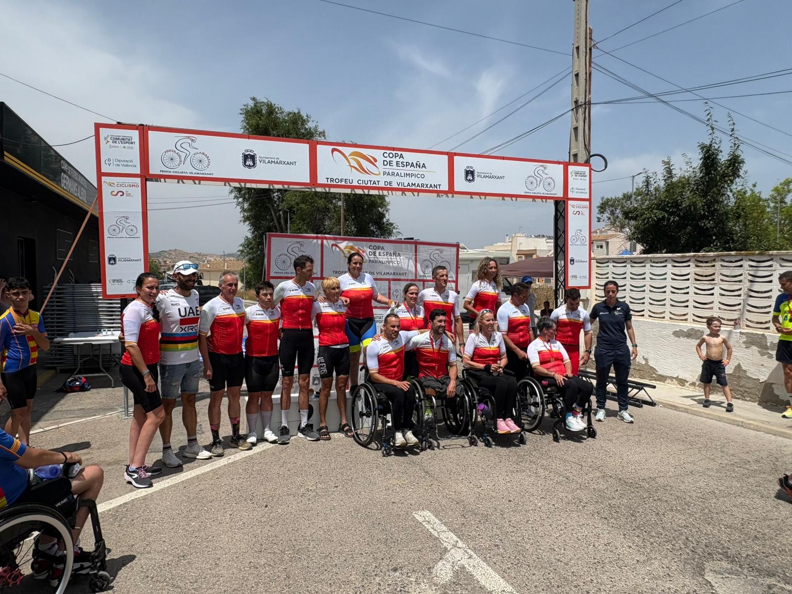 Vilamarxant corona a los nuevos campeones autonómicos y pone fin a la Copa de España de Paraciclismo en Carretera