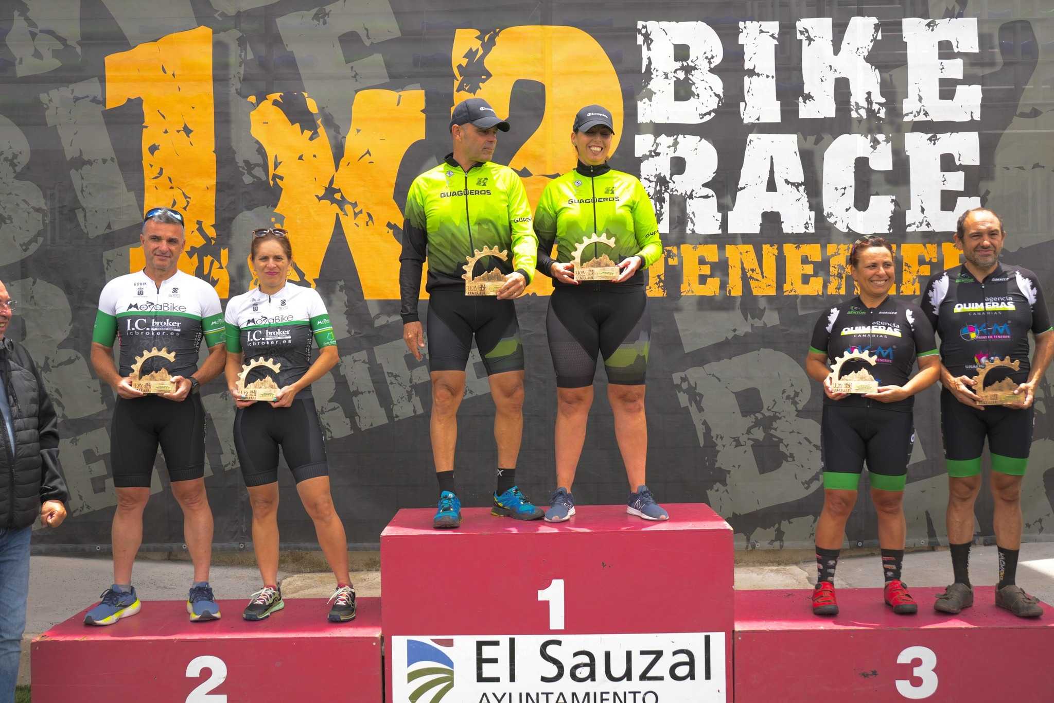 Clasificacines 1 X 2 BIKE RACE, el proximo 22 de junio en el Sauzal(S.C.Tenerife)