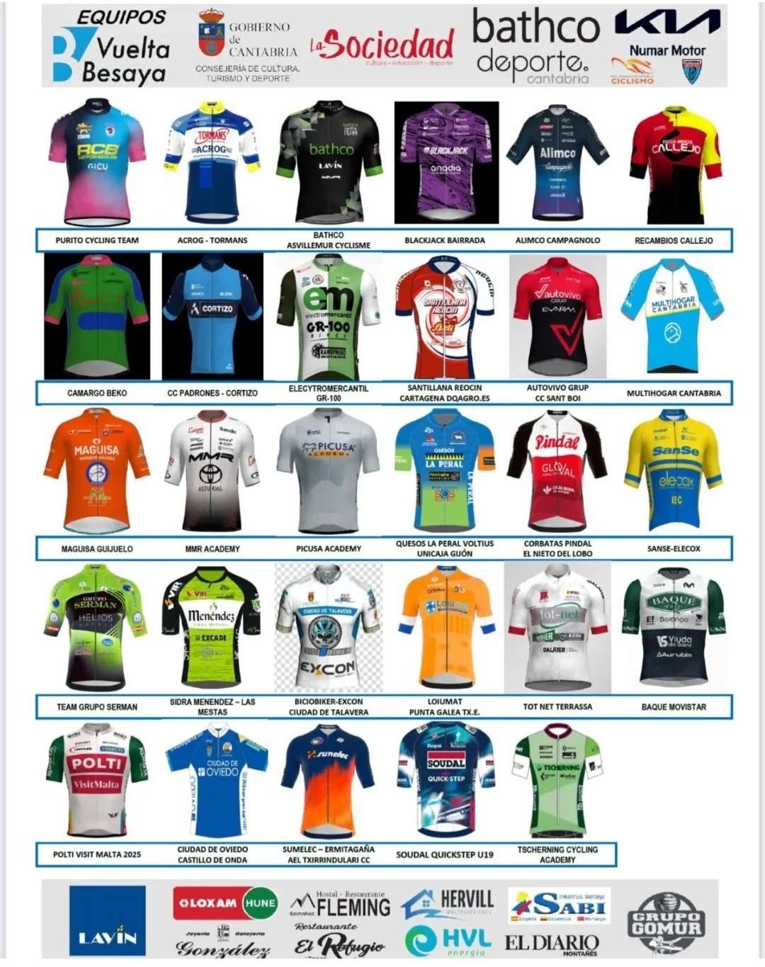 La Vuelta al Besaya Junior se disputa de jueves a domingo con 29 equipos inscritos
