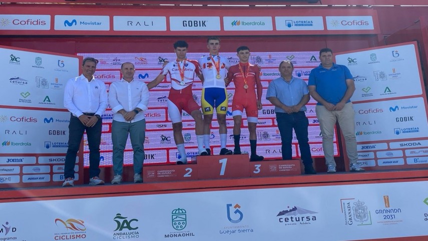 Ibai-Villate-medalla-de-Plata-en-la-CRI-de-los-Campeonatos-de-Espana-de-Ciclismo-en-Granada