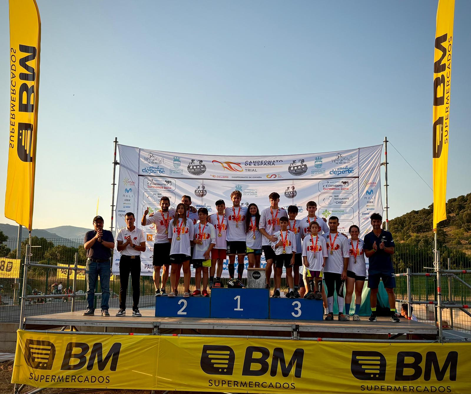 BRILLANTE ACTUACIÓN DE LOS MADRILEÑOS EN EL CAMPEONATO DE ESPAÑA DE TRIAL CELEBRADO EN GUADALIX DE LA SIERRA