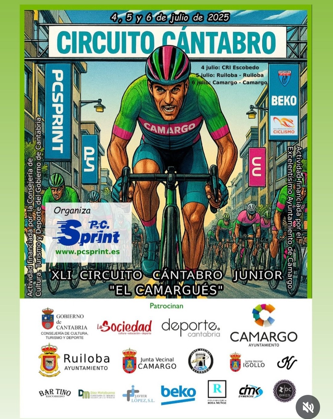 El XIL Challenge Circuito Cántabro Junior “El Camargués” se disputa en tres etapas desde el viernes al domingo
