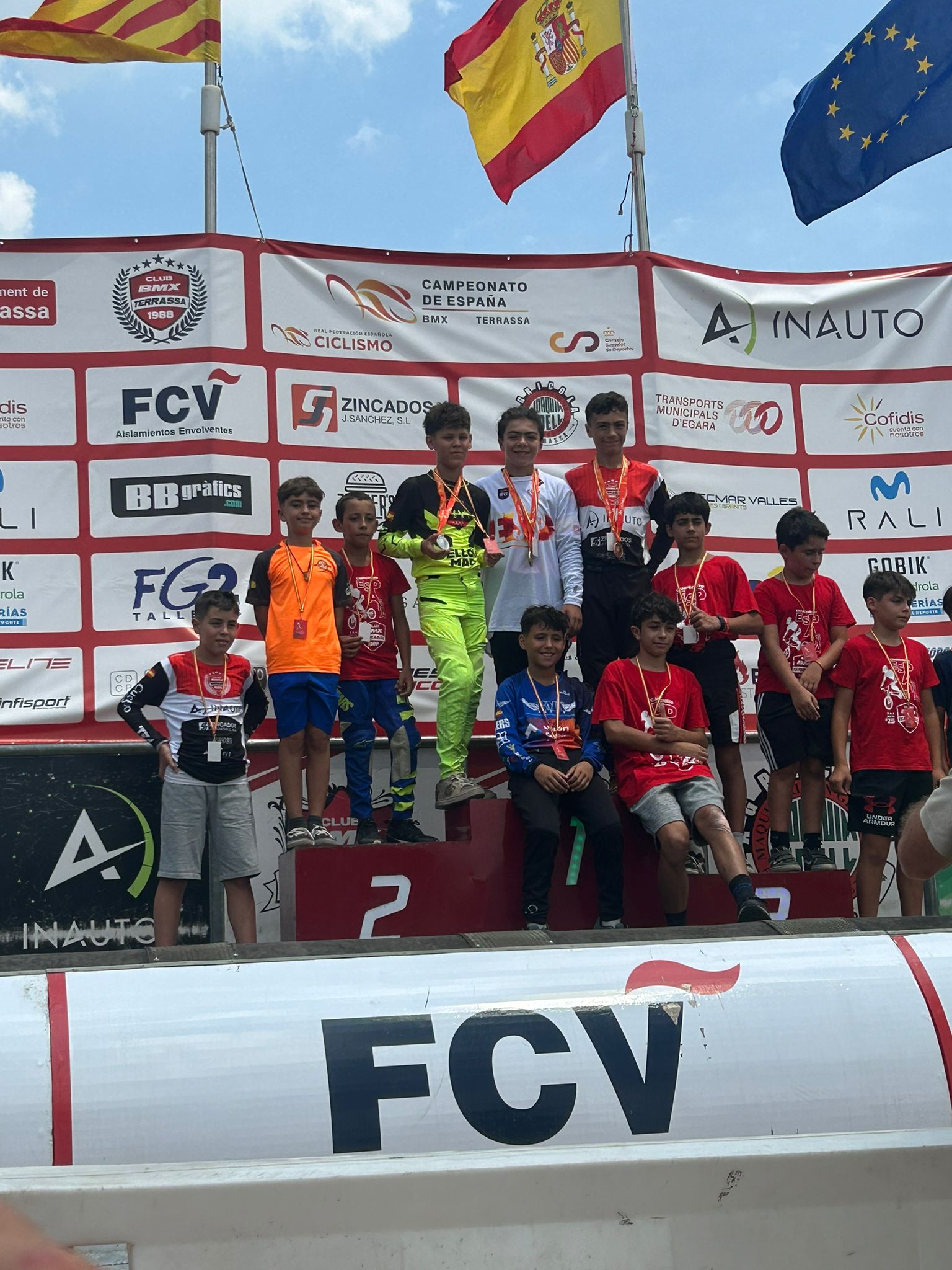 Terrassa corona a los nuevos campeones de España de BMX Racing en su última jornada de competición