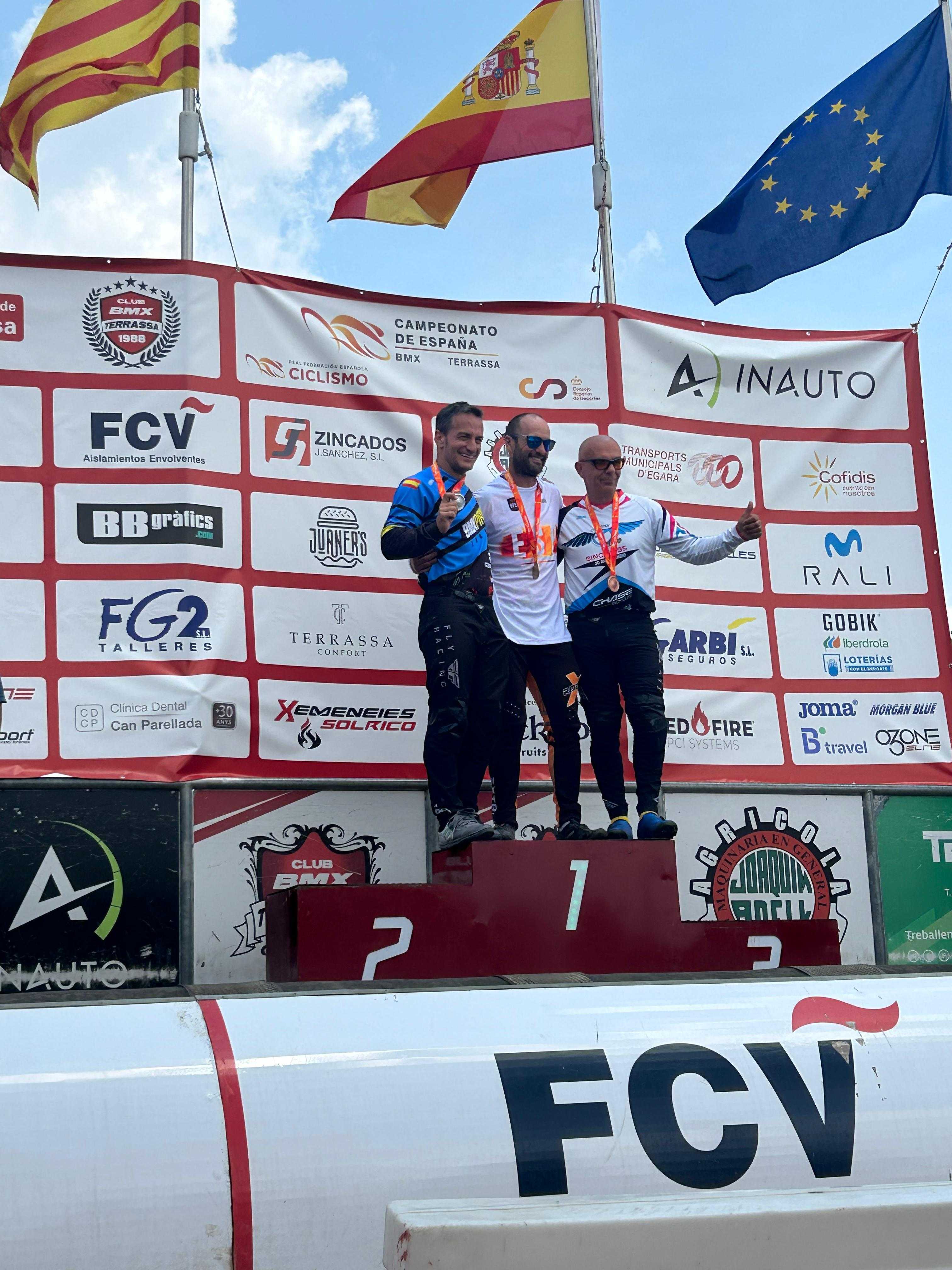Terrassa corona a los nuevos campeones de España de BMX Racing en su última jornada de competición