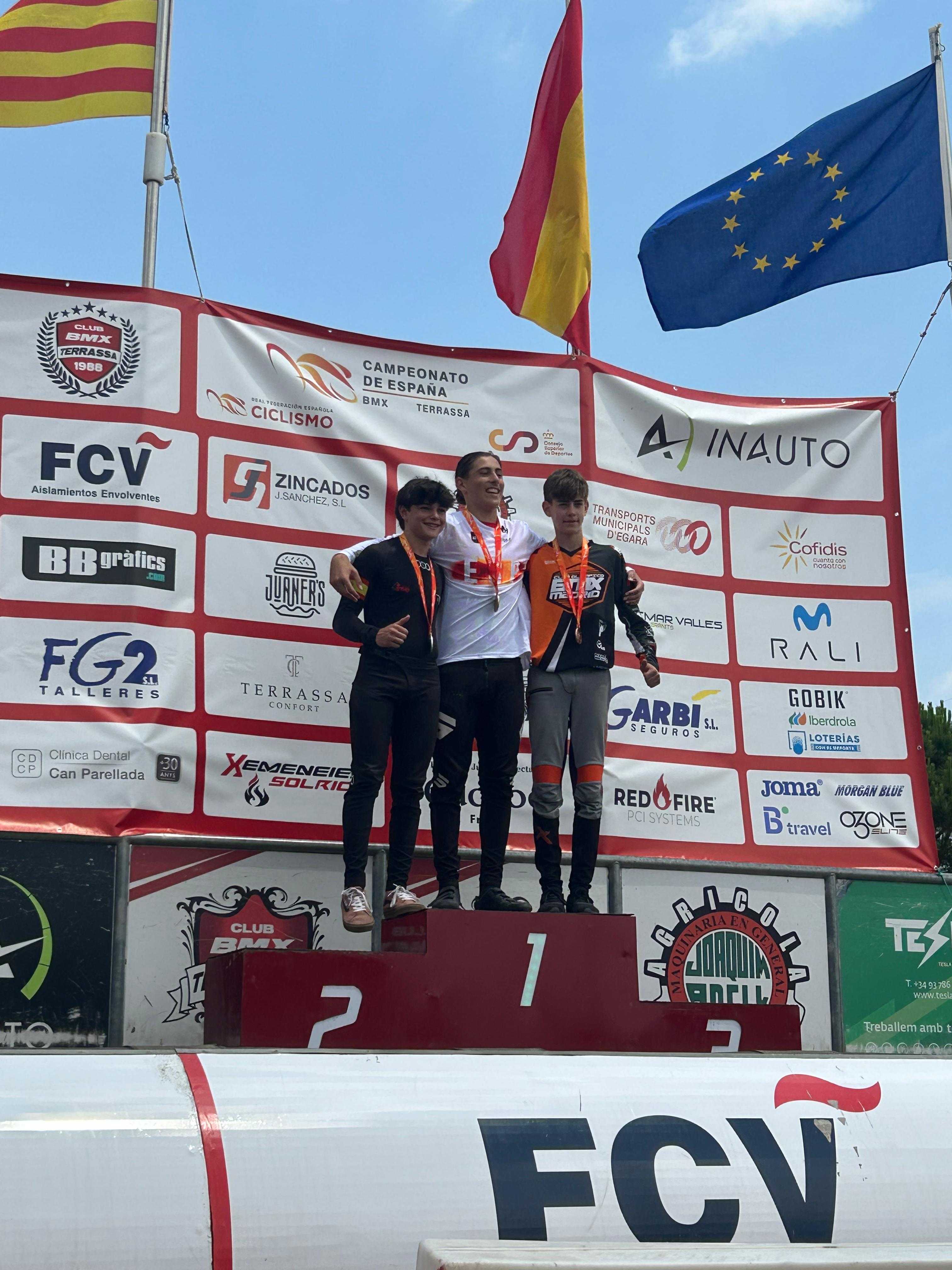 Terrassa corona a los nuevos campeones de España de BMX Racing en su última jornada de competición