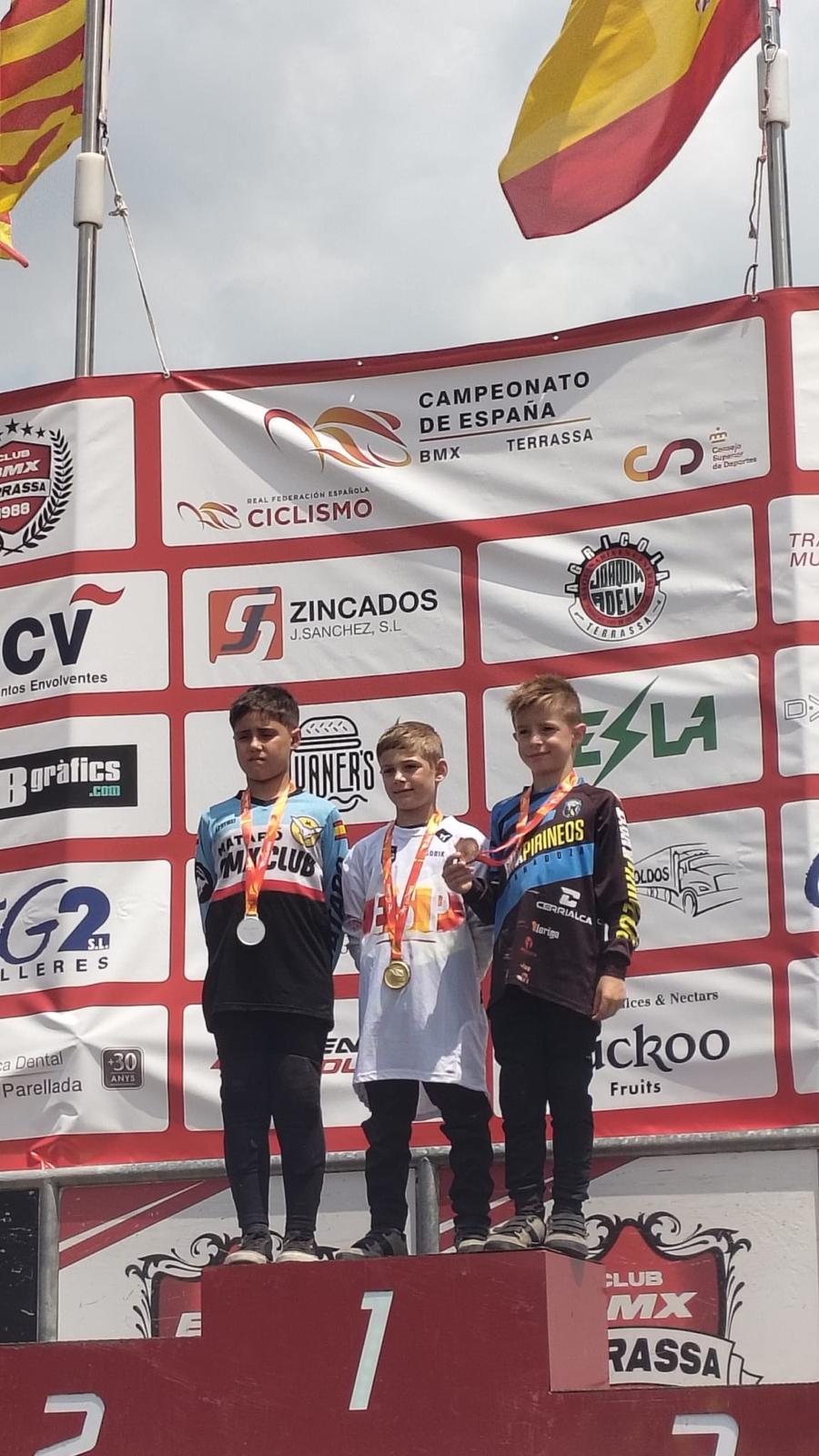 Terrassa corona a los nuevos campeones de España de BMX Racing en su última jornada de competición