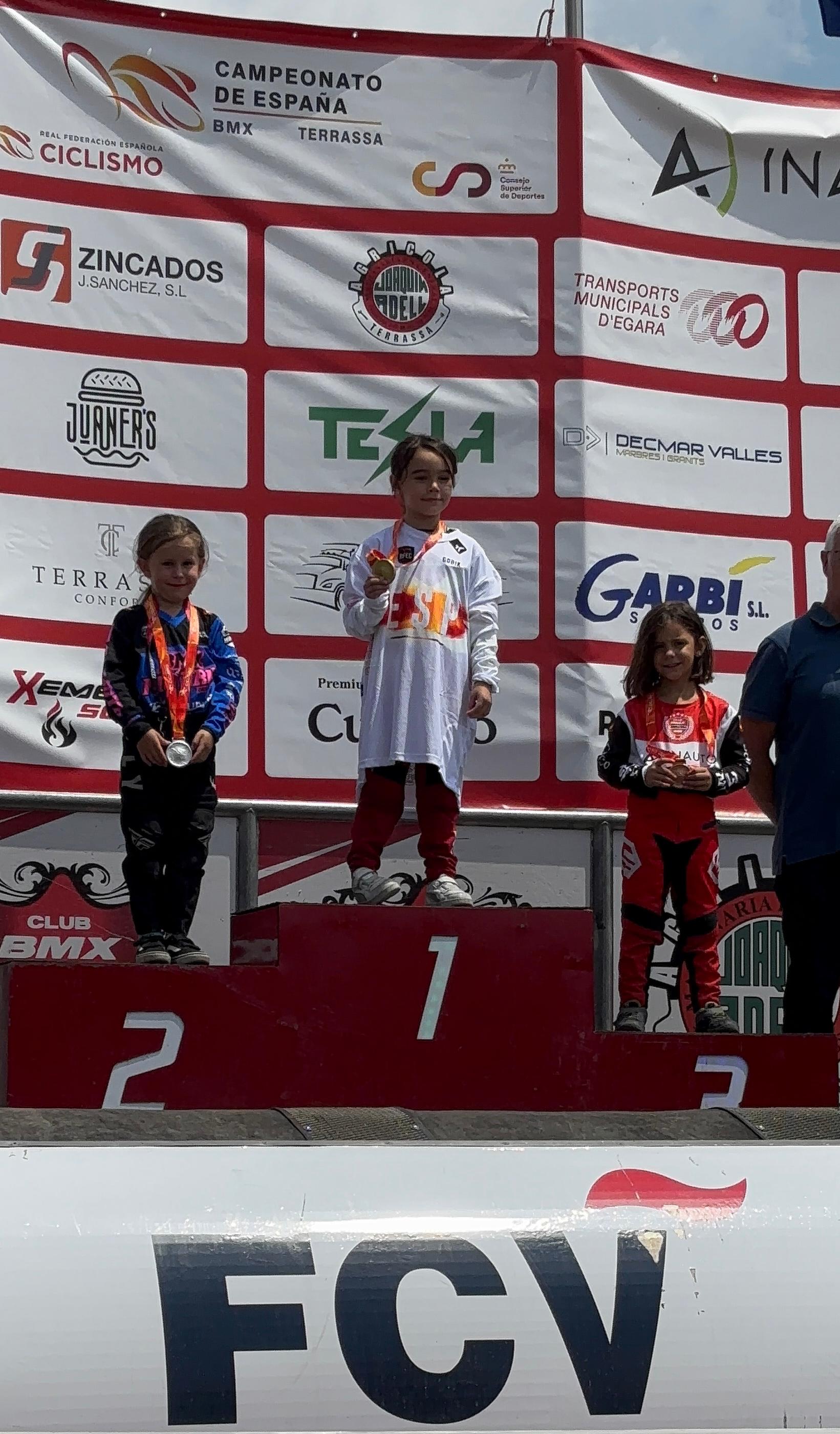 Terrassa corona a los nuevos campeones de España de BMX Racing en su última jornada de competición