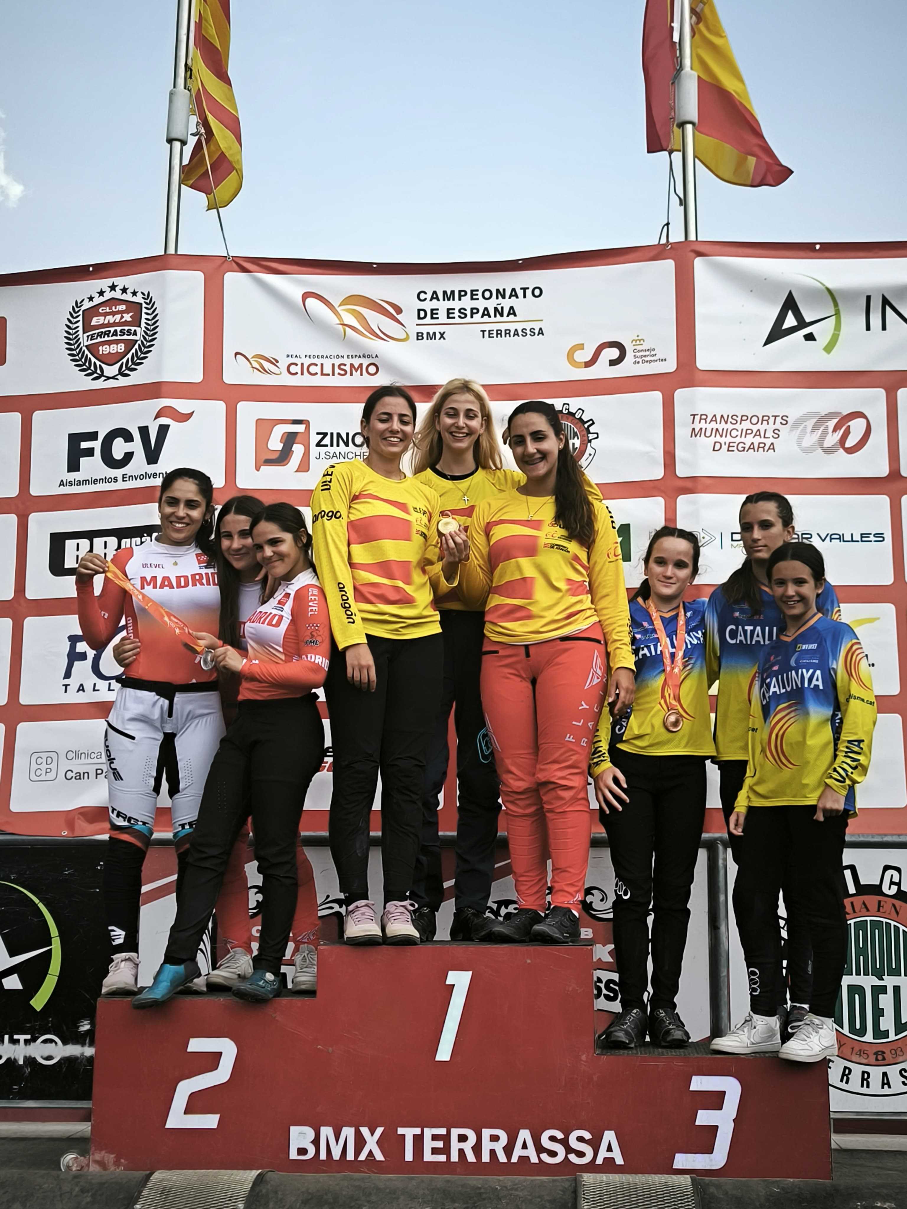 Terrassa corona a los nuevos campeones de España de BMX Racing en su última jornada de competición