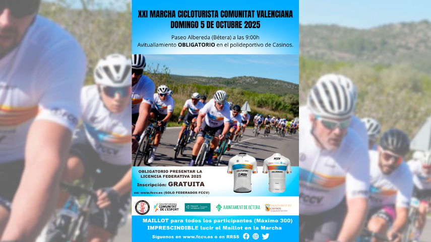 Abiertas-las-inscripciones-para-la-XXI-Marcha-Cicloturista-Comunitat-Valenciana
