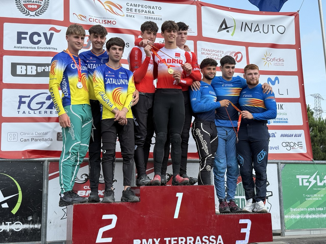 Tercera mejor selección del Campeonato y siete medallas para la Comunitat Valenciana en el Nacional de BMX