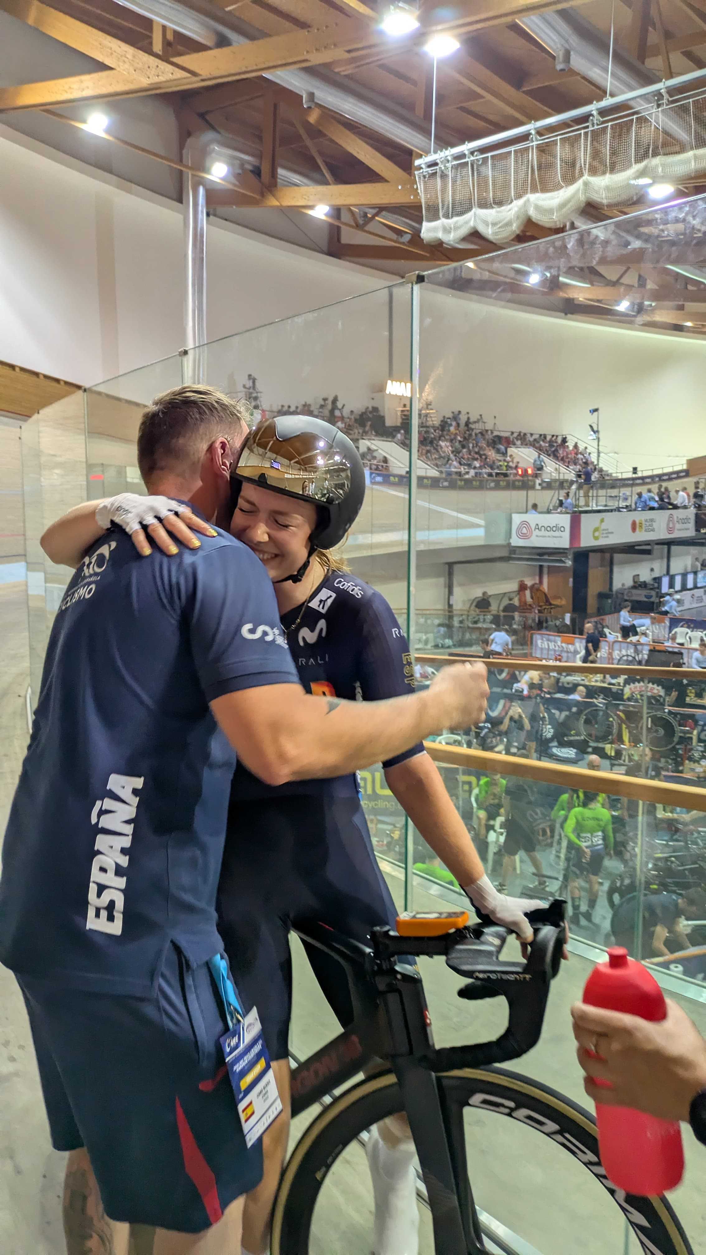 Izzy Escalera, subcampeona de Europa sub23 de eliminación en Anadia