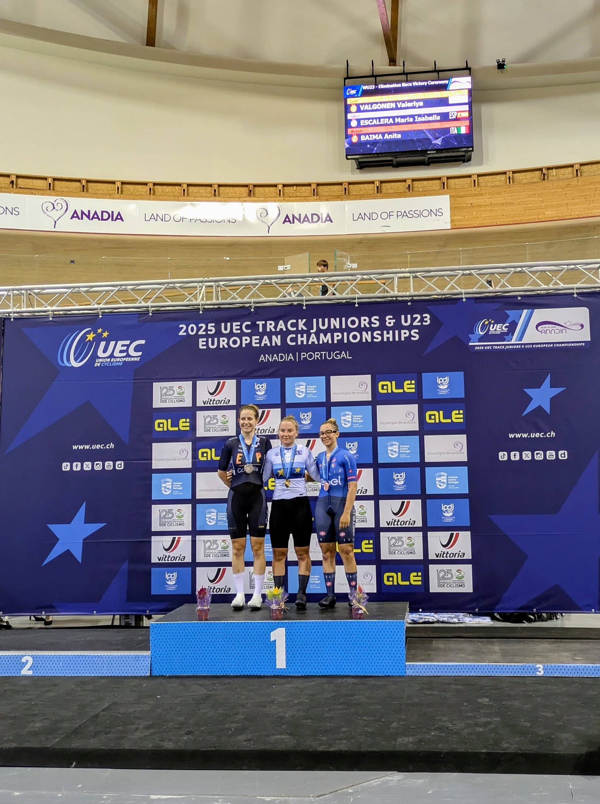 Izzy Escalera, subcampeona de Europa sub23 de eliminación en Anadia