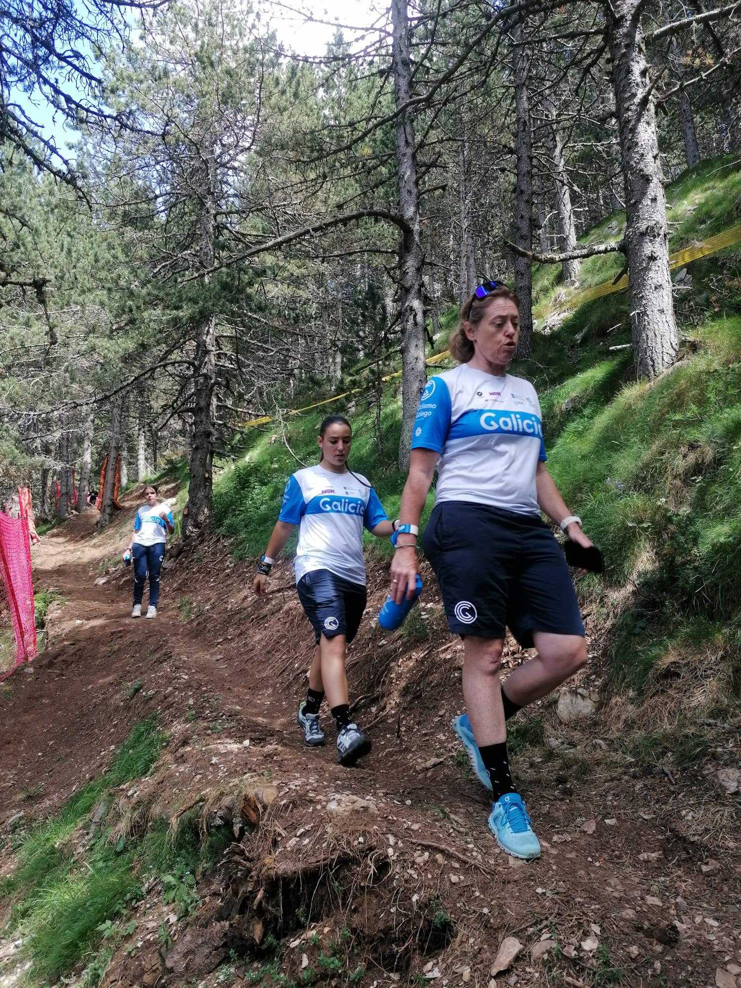 A Selección de Galicia ofrece un bo nivel no Campionato de España de Descenso malia as caídas