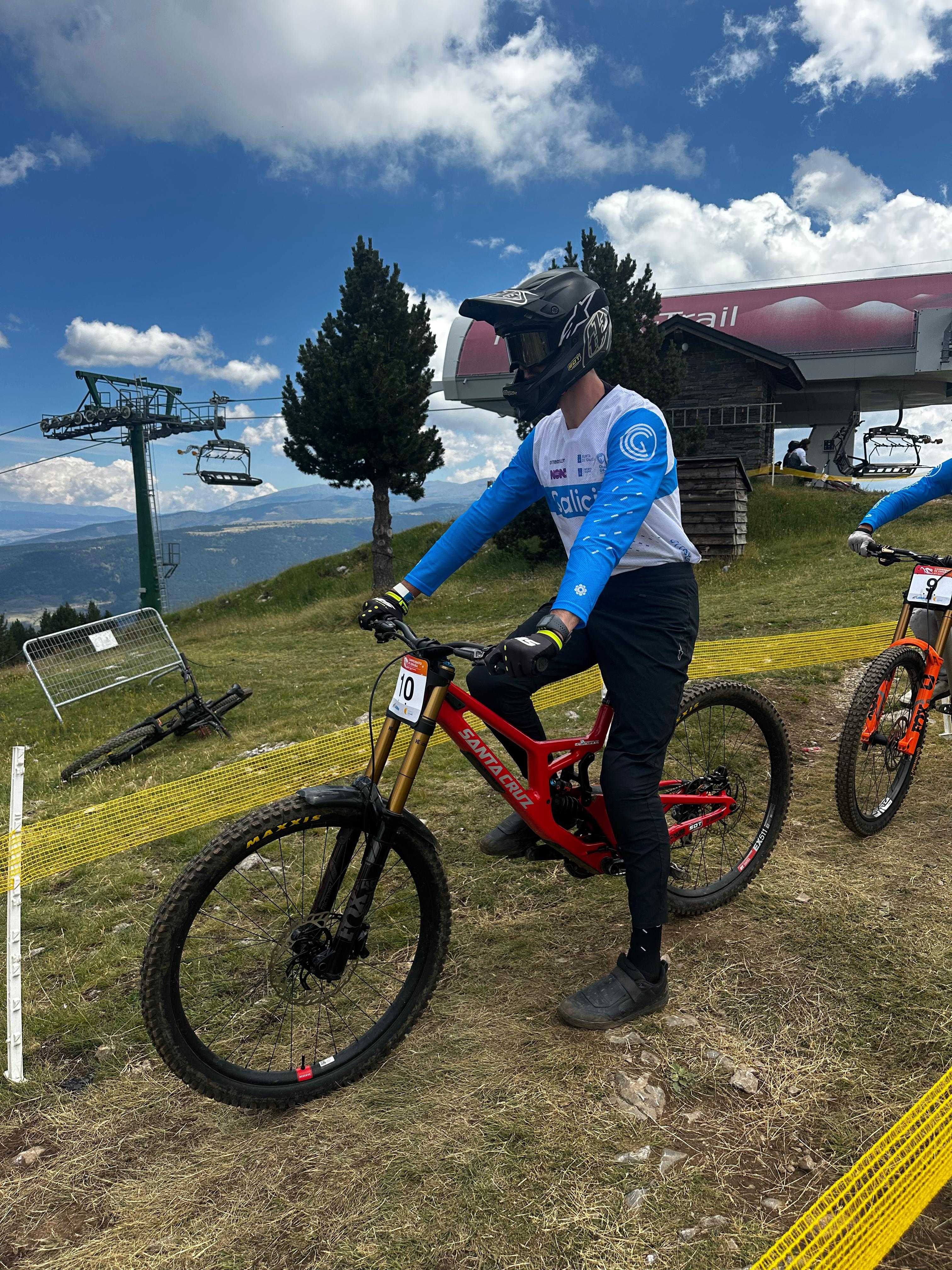 A Selección de Galicia ofrece un bo nivel no Campionato de España de Descenso malia as caídas