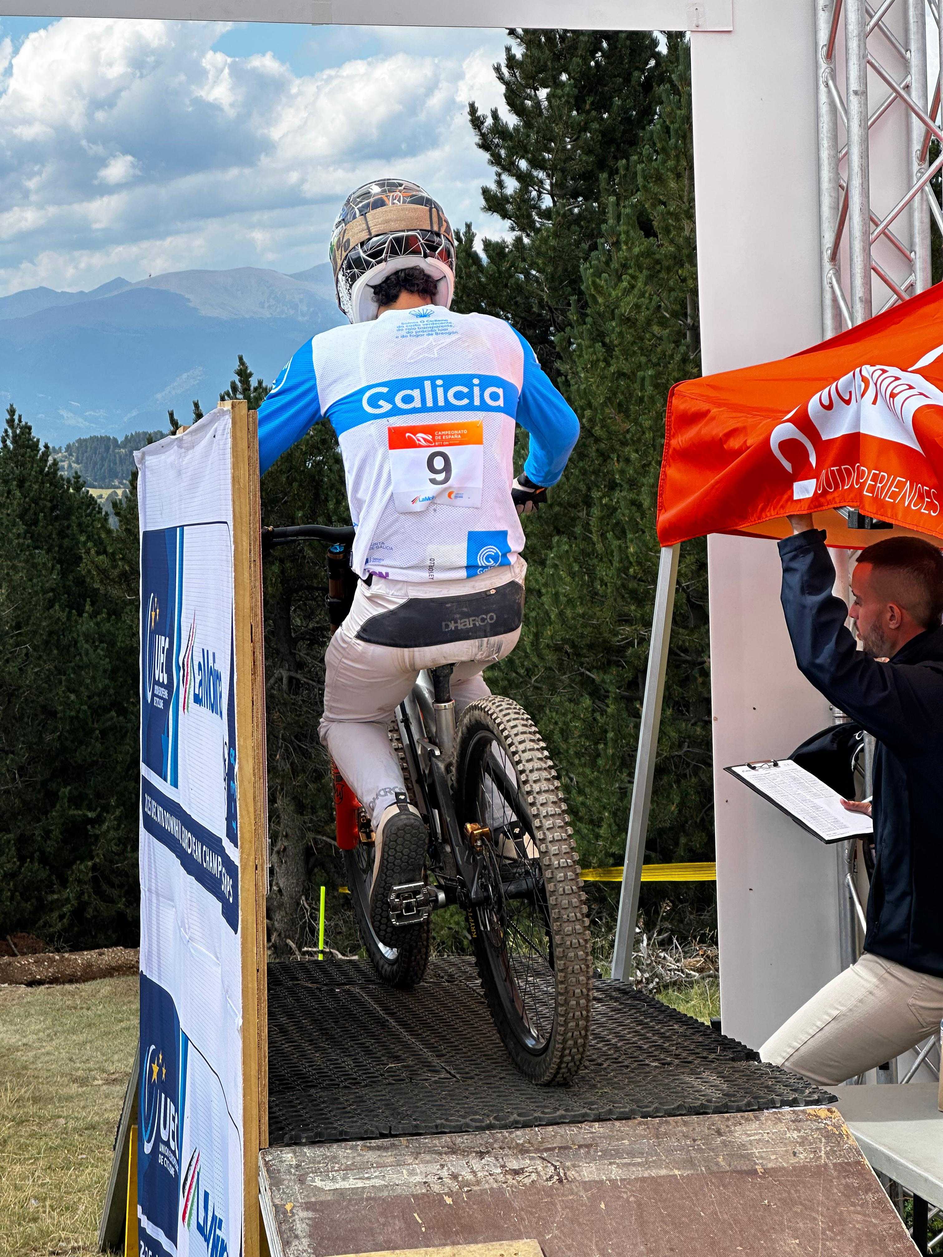 A Selección de Galicia ofrece un bo nivel no Campionato de España de Descenso malia as caídas