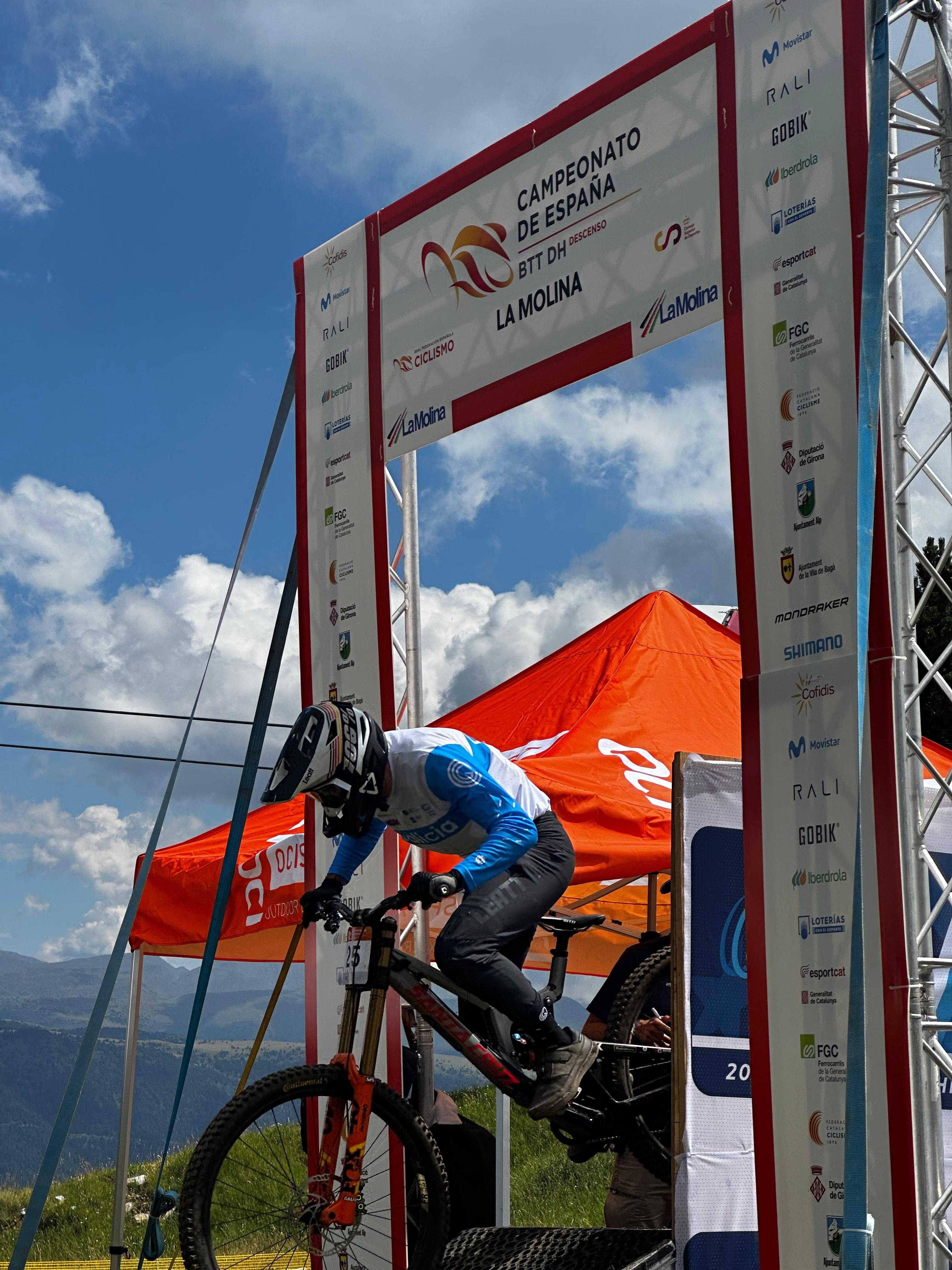 A Selección de Galicia ofrece un bo nivel no Campionato de España de Descenso malia as caídas