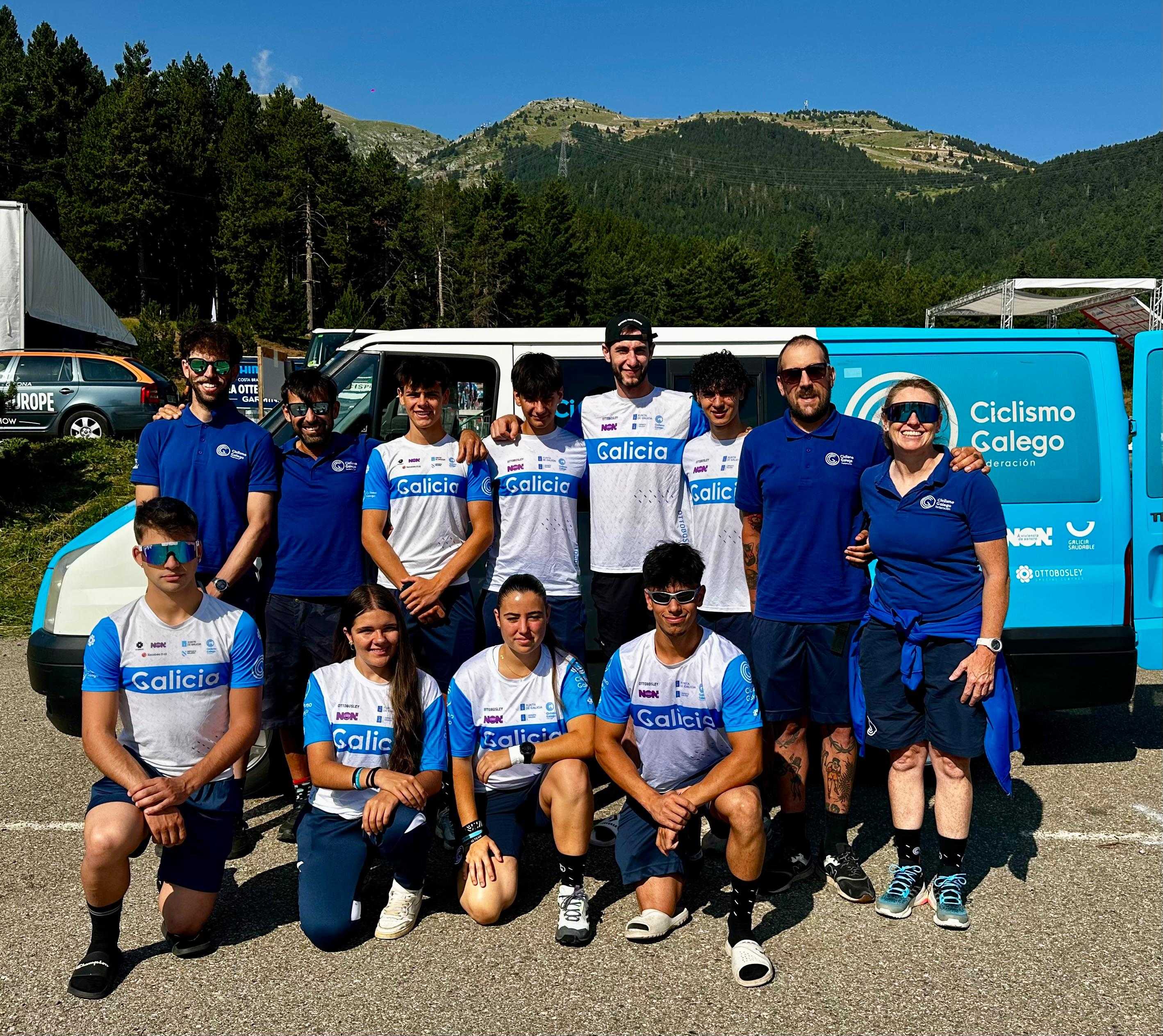 A Selección de Galicia ofrece un bo nivel no Campionato de España de Descenso malia as caídas