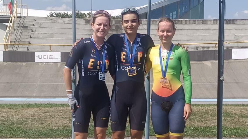Tres-oros-y-dos-platas-para-la-Seleccion-Espanola-de-Pista-en-el-GP-Slovak-Cycling-Federation-