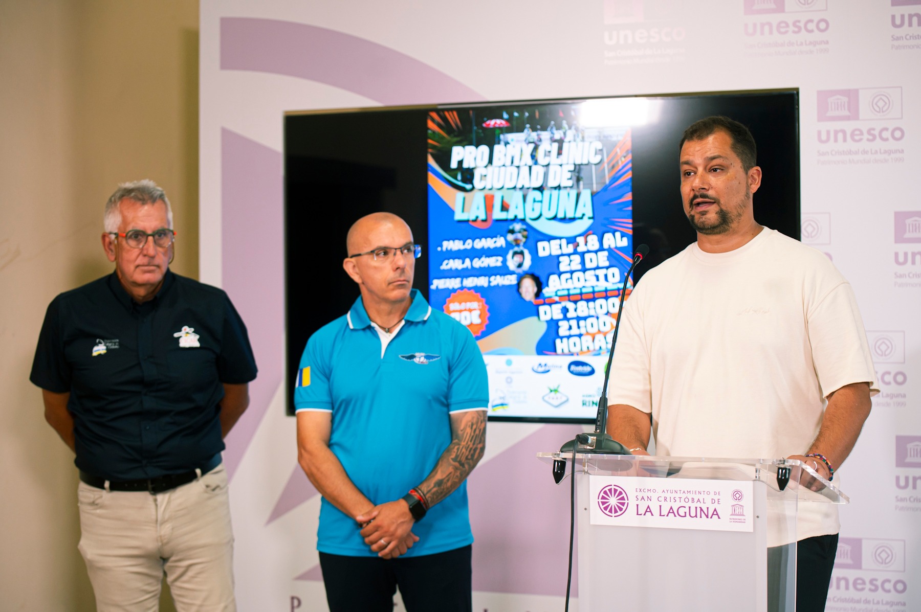 Presentado  el Pro BMX Clínic Ciudad de La Laguna