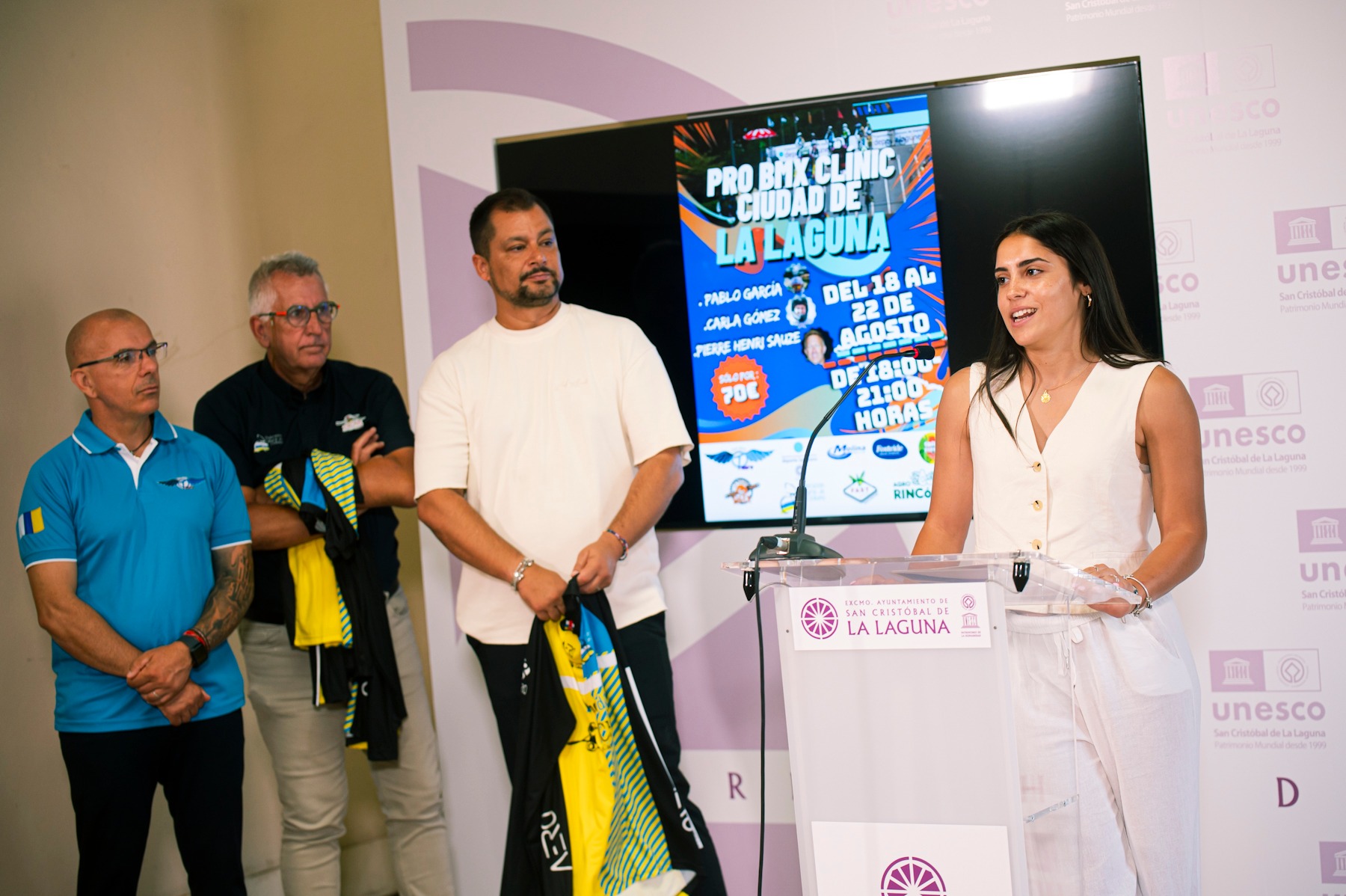 Presentado  el Pro BMX Clínic Ciudad de La Laguna