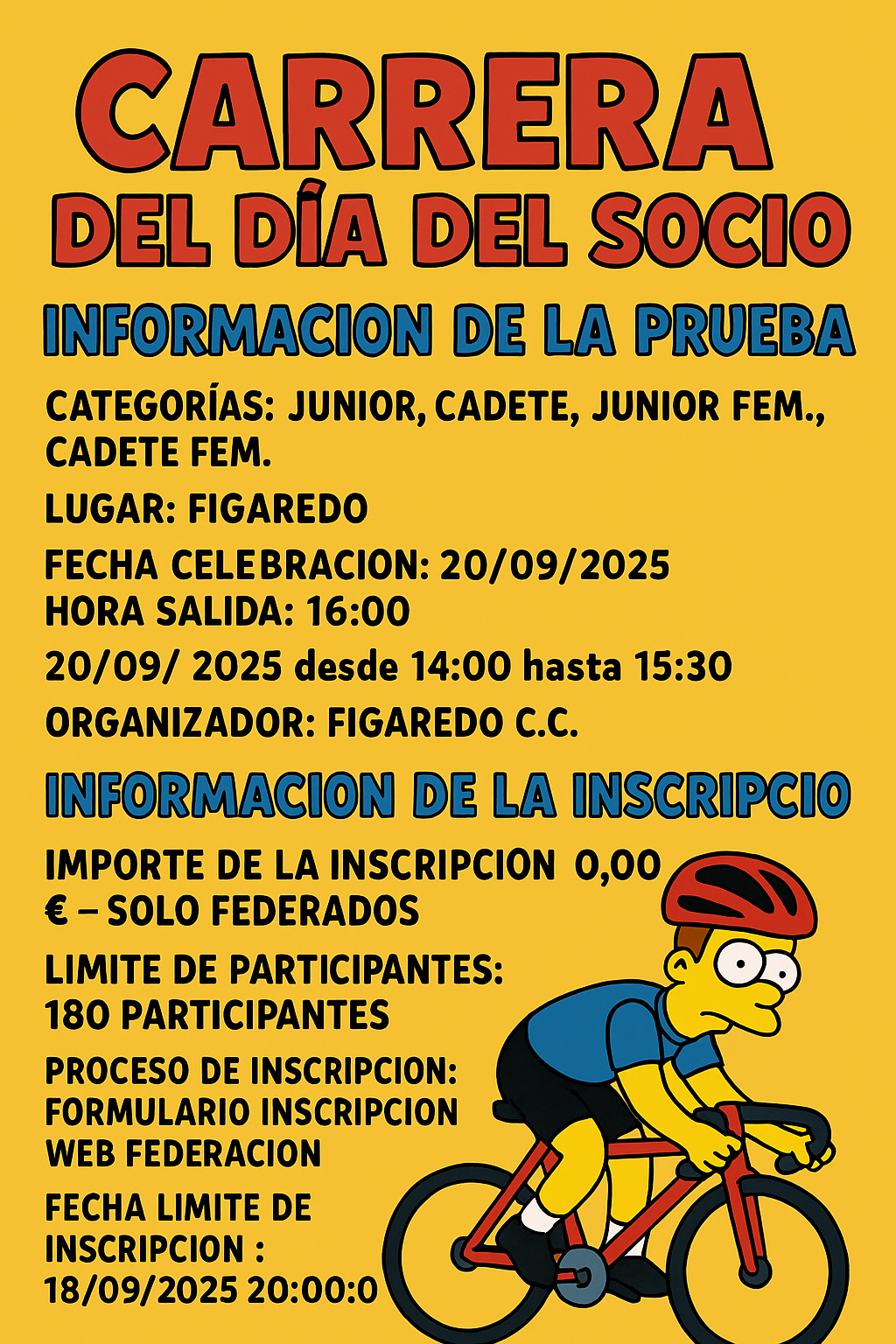Carrera del Día del Socio en Figaredo