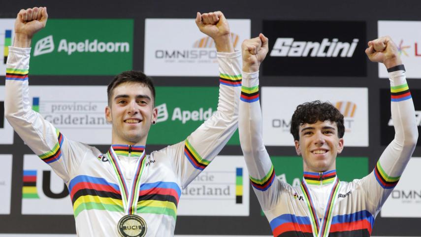 Enaut-Urkaregi-y-eric-Igual-campeones-del-mundo-junior-de-Madison-