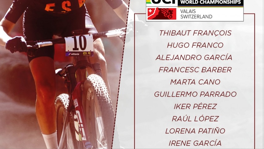 Pablo-Rodriguez-Lorena-Patino-e-Alejandro-Garcia-ao-Mundial-de-MTB-coa-seleccion-espanola