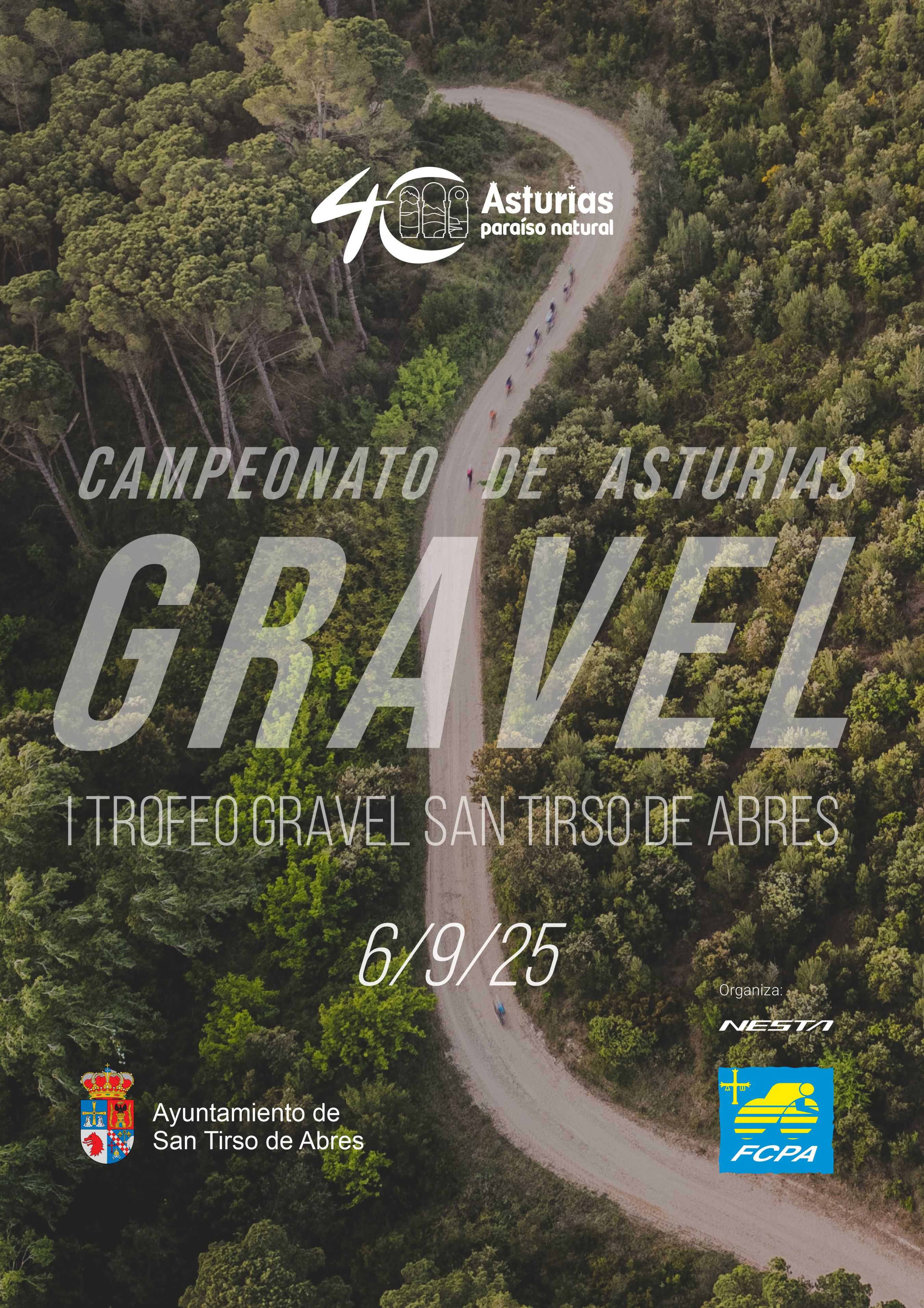 San Tirso de Abres hace historia con el I Trofeo Gravel, primer Campeonato de Asturias de la modalidad