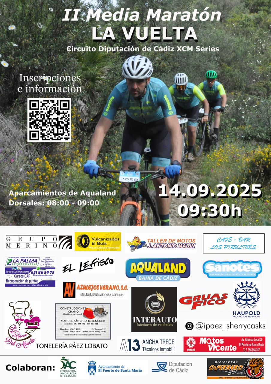 Las XCM Series Cádiz 2025 regresan con la prueba de El Puerto de Santa María